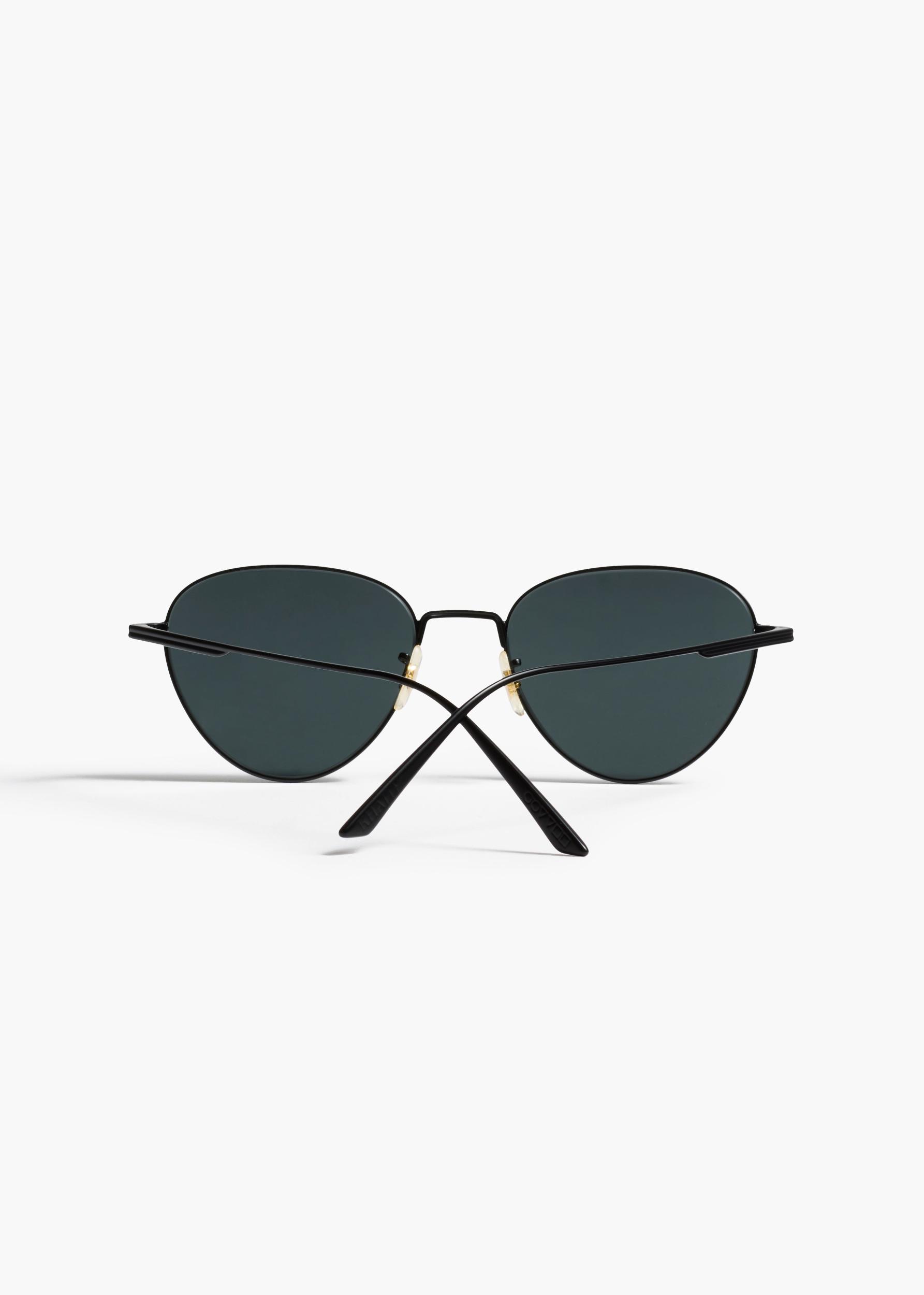 KHAITE x Oliver Peoples 1991C in Matte Black and Grey Product Image