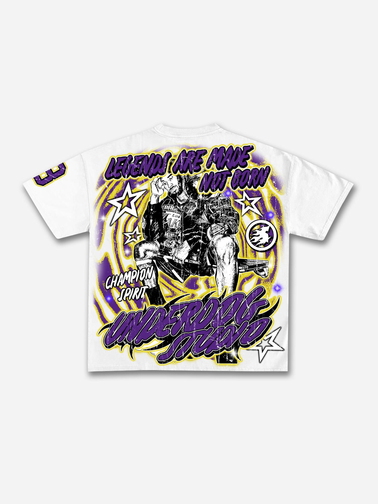 Vintage Basketball Legend Graphic T-shirt Product Image