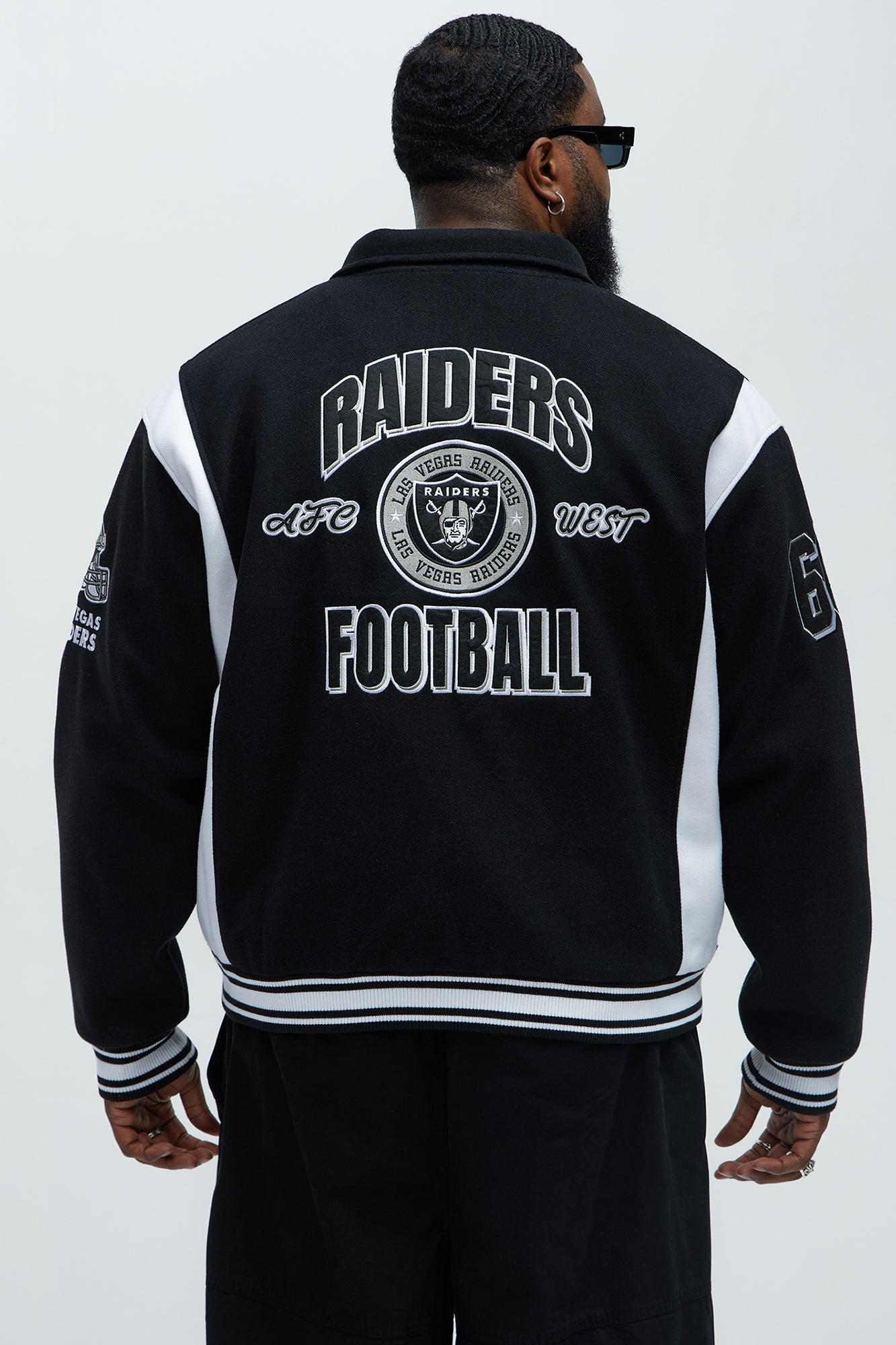 Raiders Air Supremacy Jacket - Black/White Male Product Image