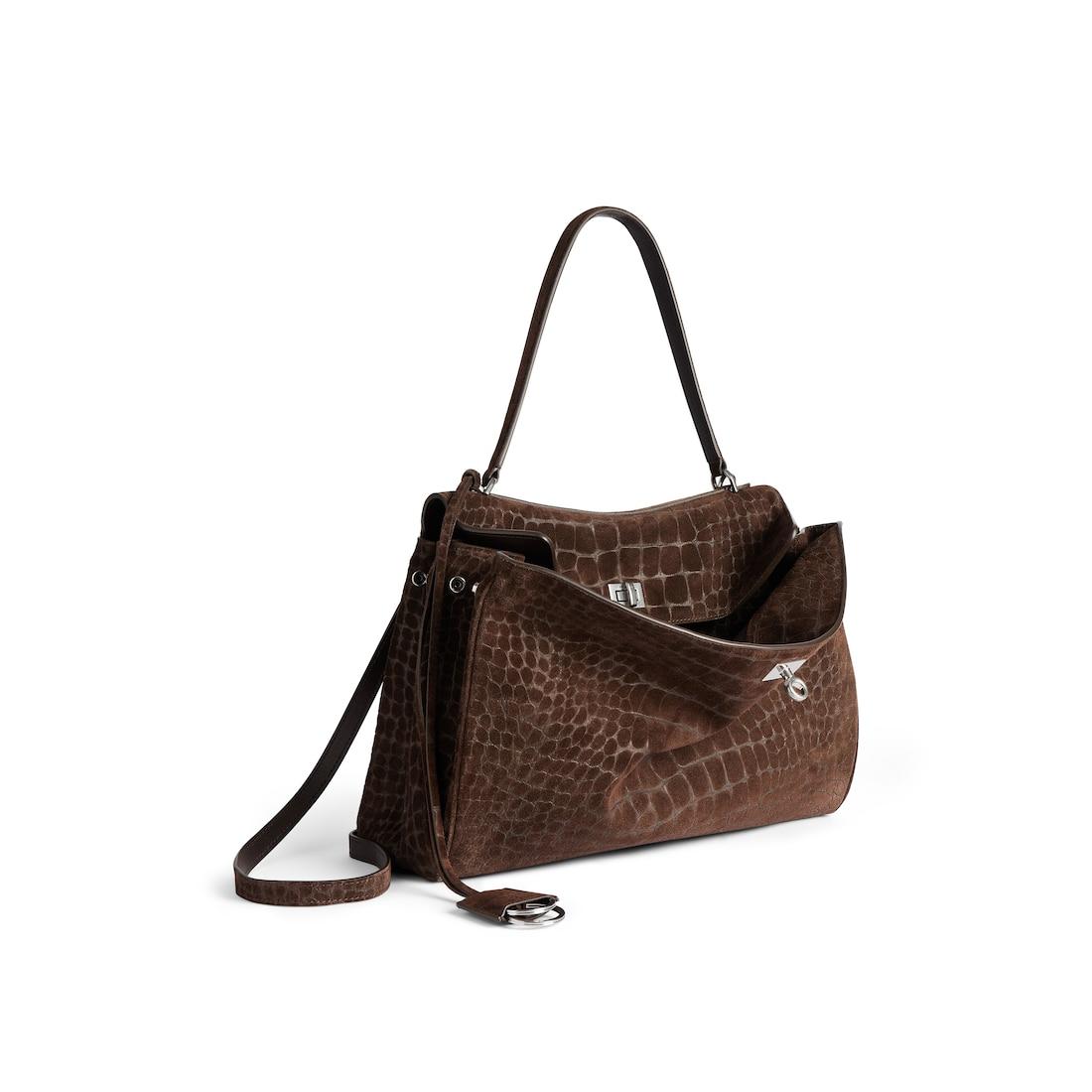 Women's Rodeo Handbag Medium in Dark Brown Product Image