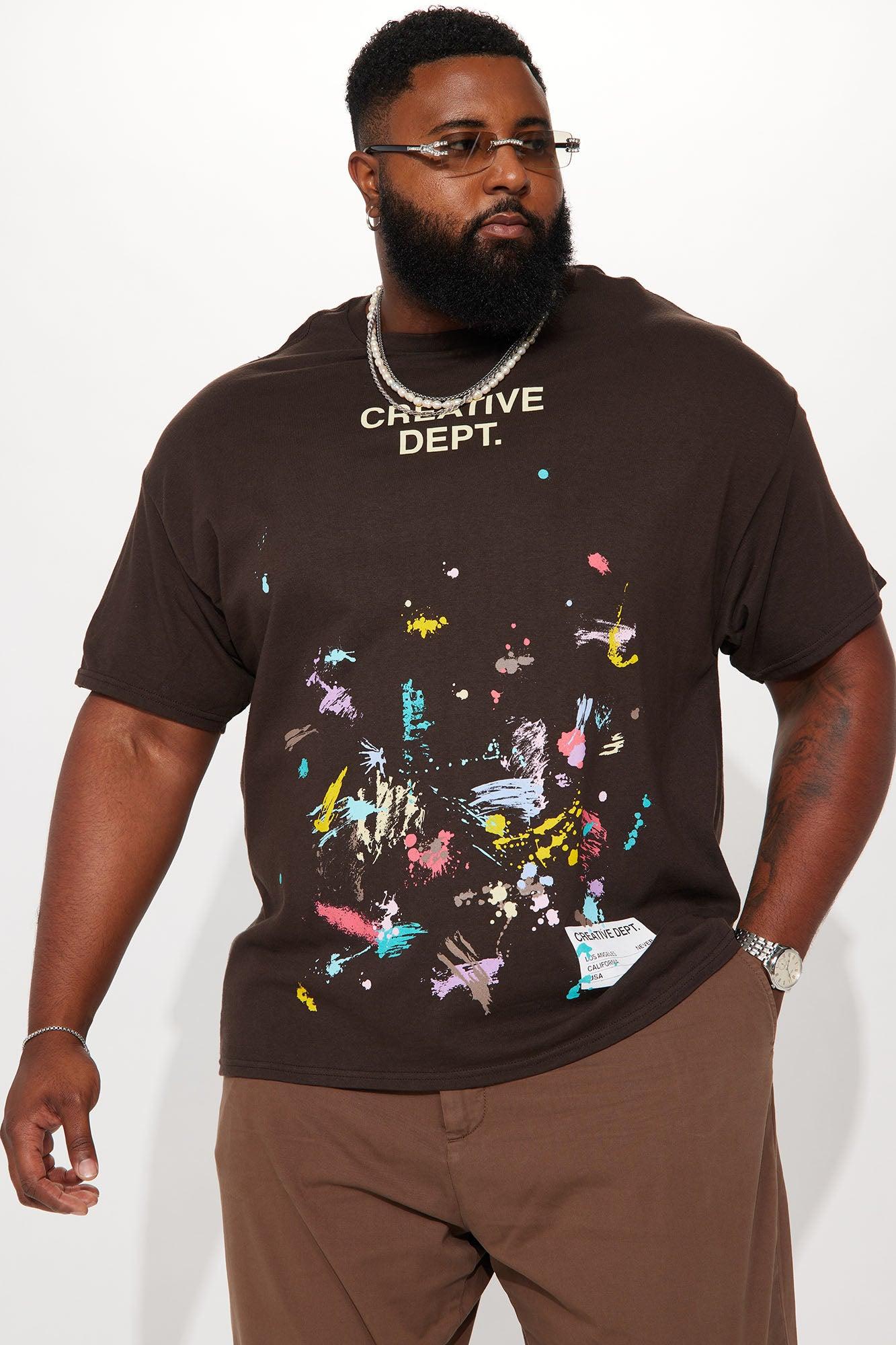 Creative Dept Short Sleeve Tee - Brown Product Image