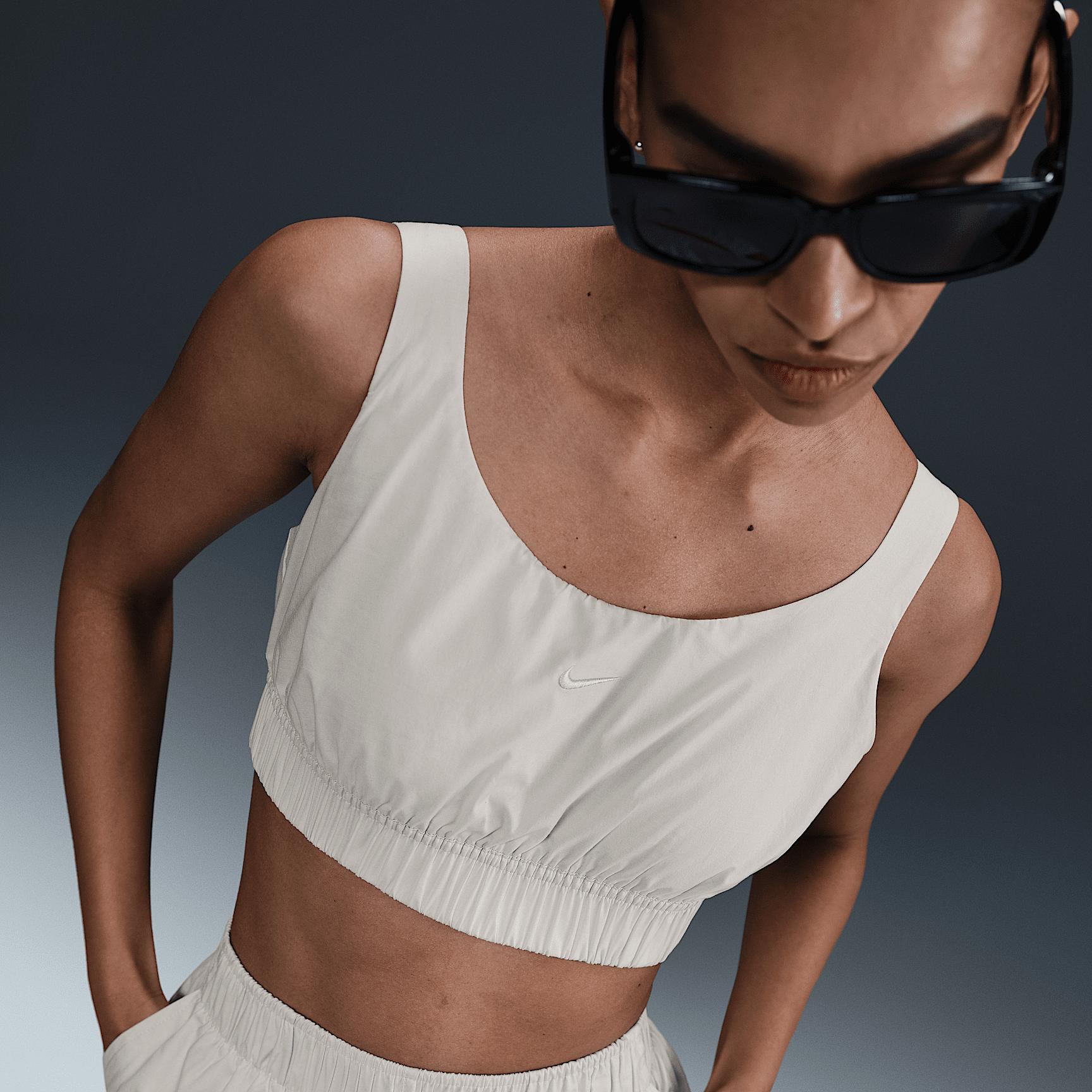 Women's Nike Sportswear Chill Poplin Slim Cropped Tank Top Product Image