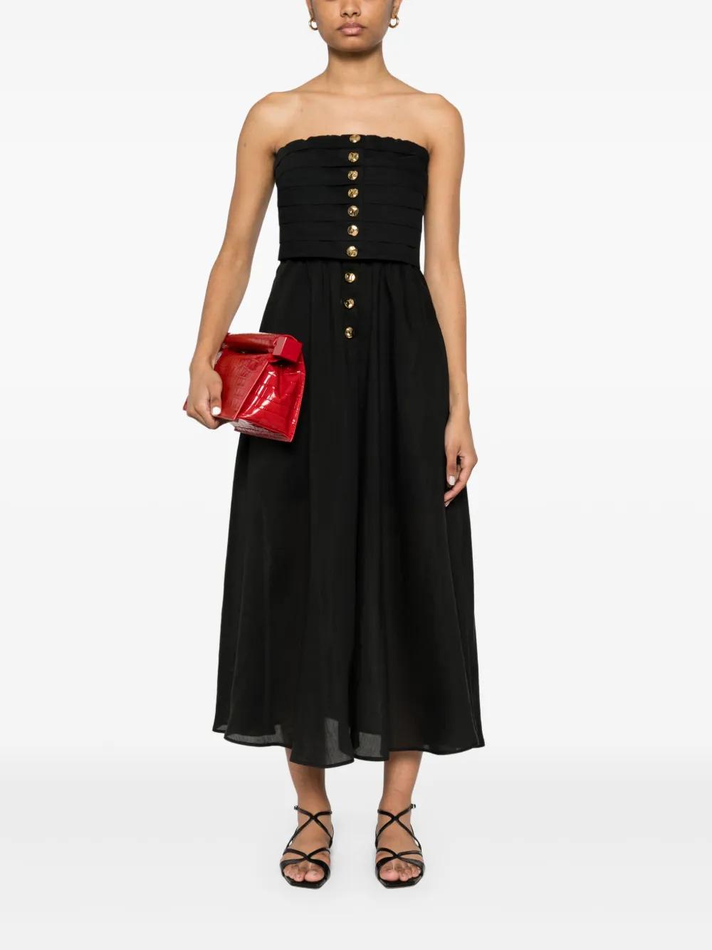 strapless midi dress Product Image