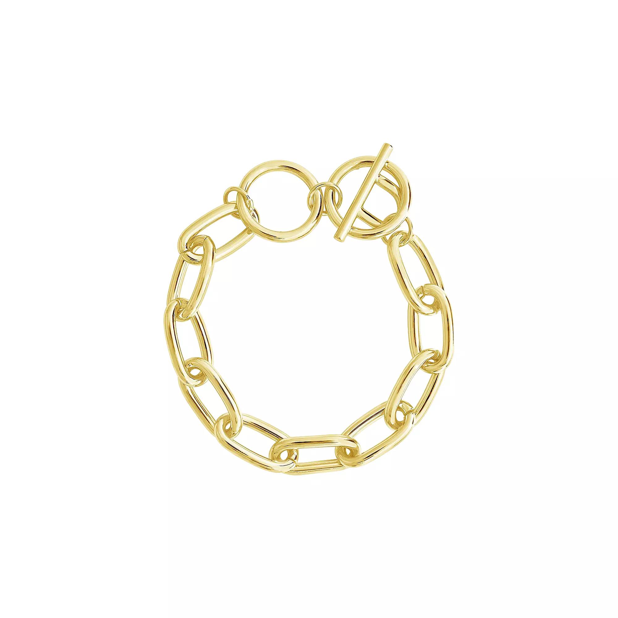 MC Collective Linked Toggle Bracelet, Womens, Gold Tone Product Image