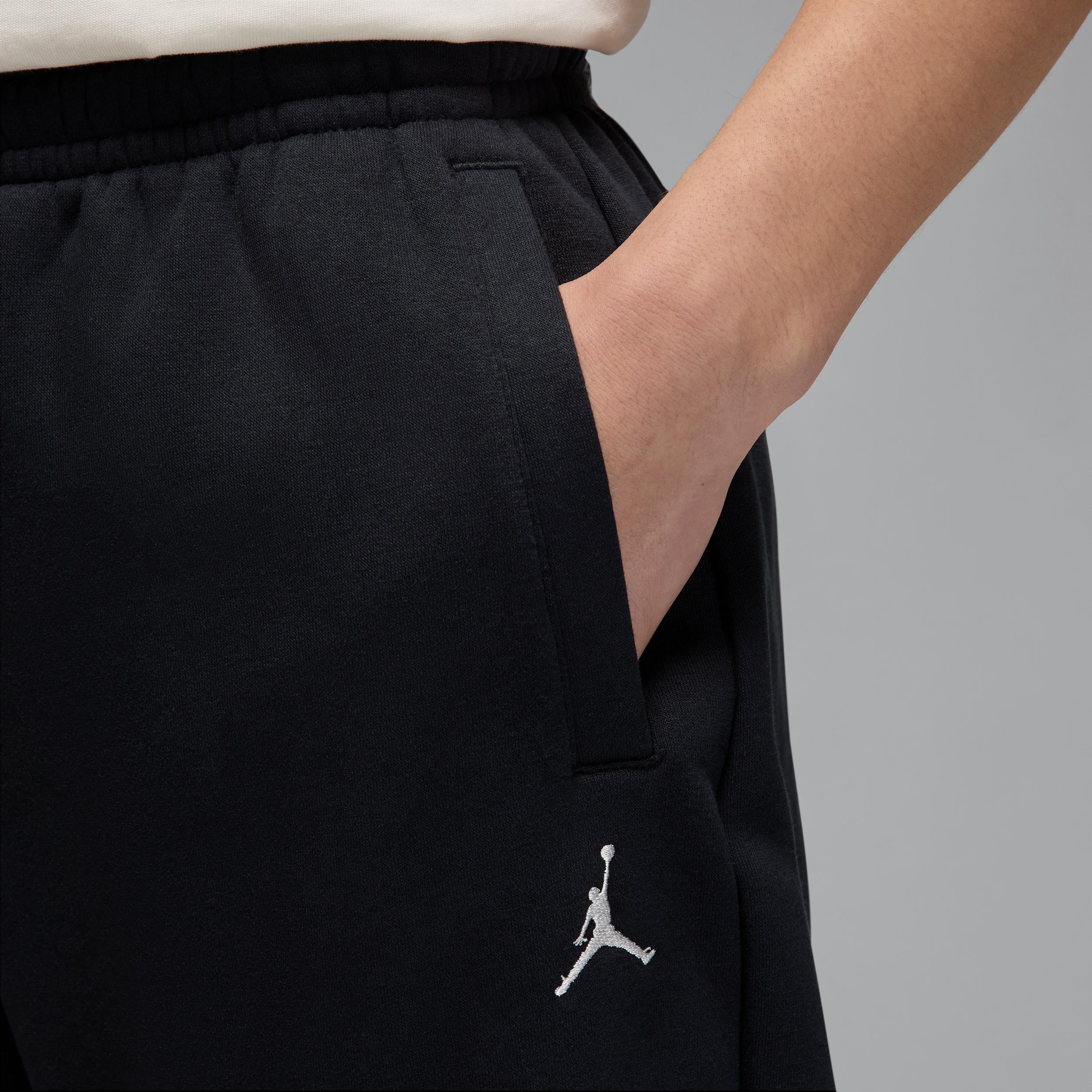 Mens Jordan Brooklyn Fleece Oversized Open-Hem Pants | IB7238-010 Product Image