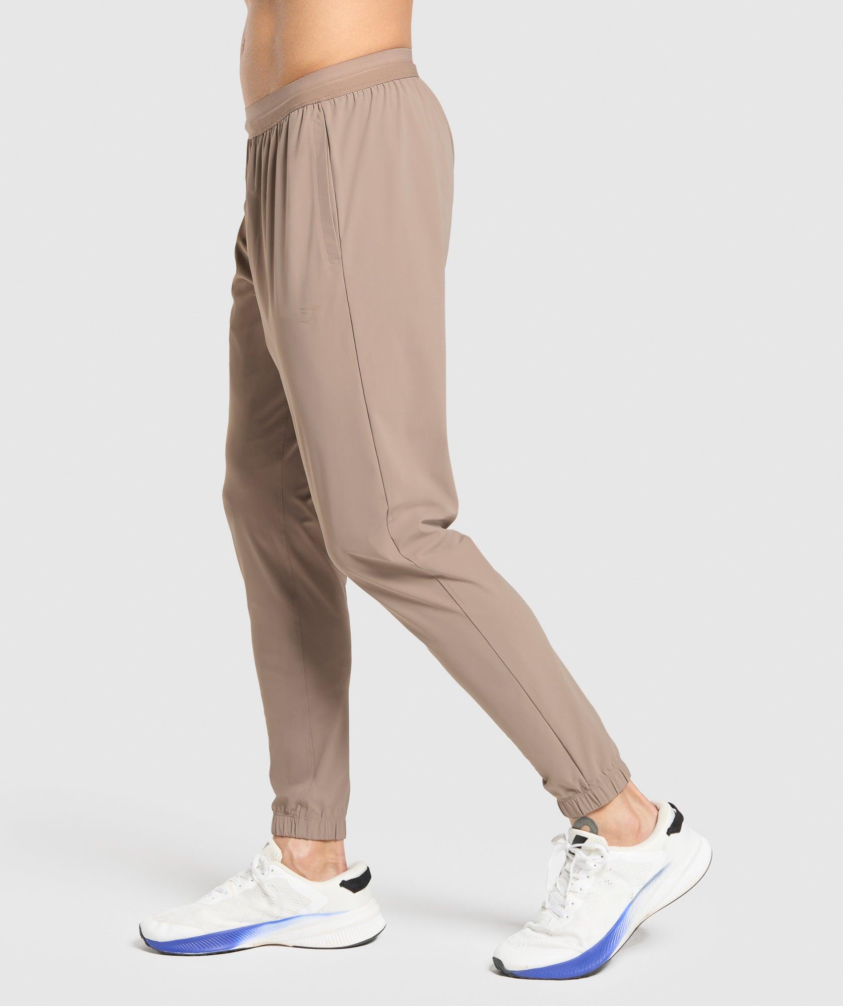 Gymshark Studio Joggers - Lifestyle Brown Male Product Image