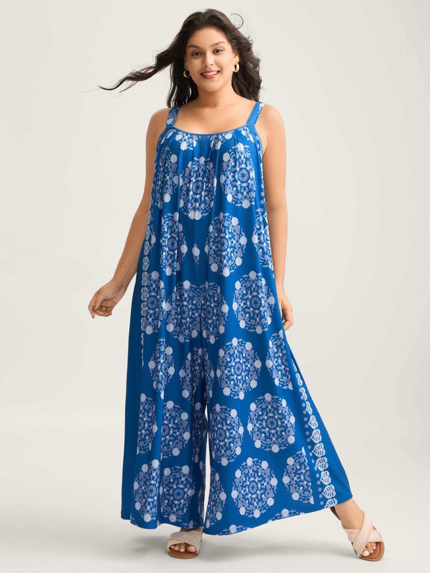 Sunkissed Stretchy Adjustable Strap Jumpsuit Female Product Image