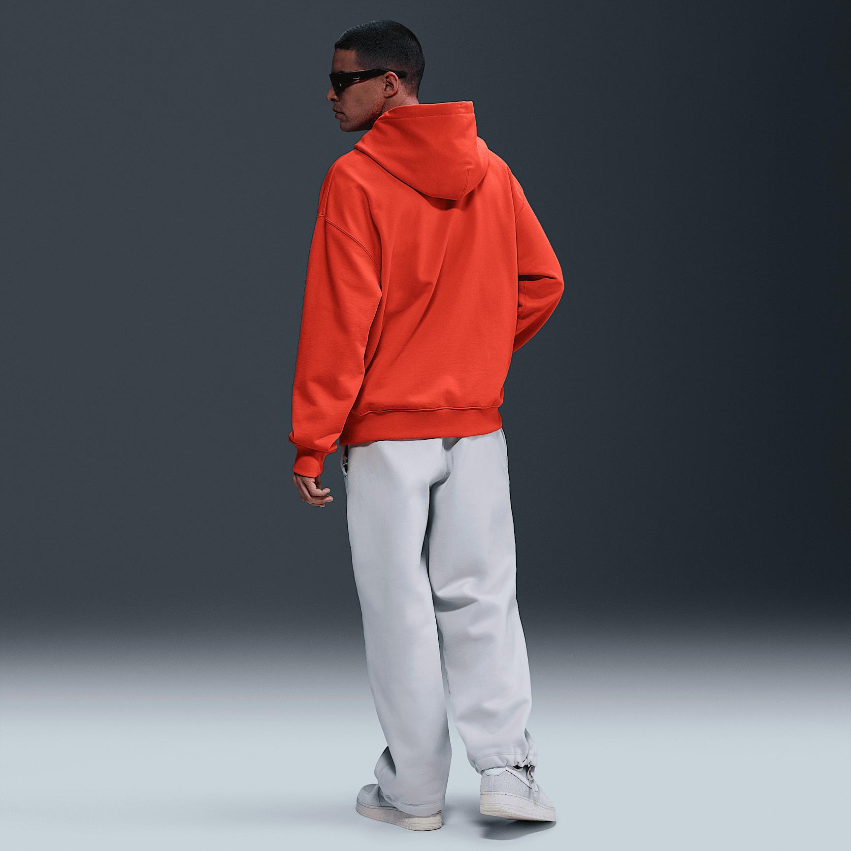 Nike Mens Solo Swoosh French Terry Pullover Hoodie | DX0813-633 Product Image