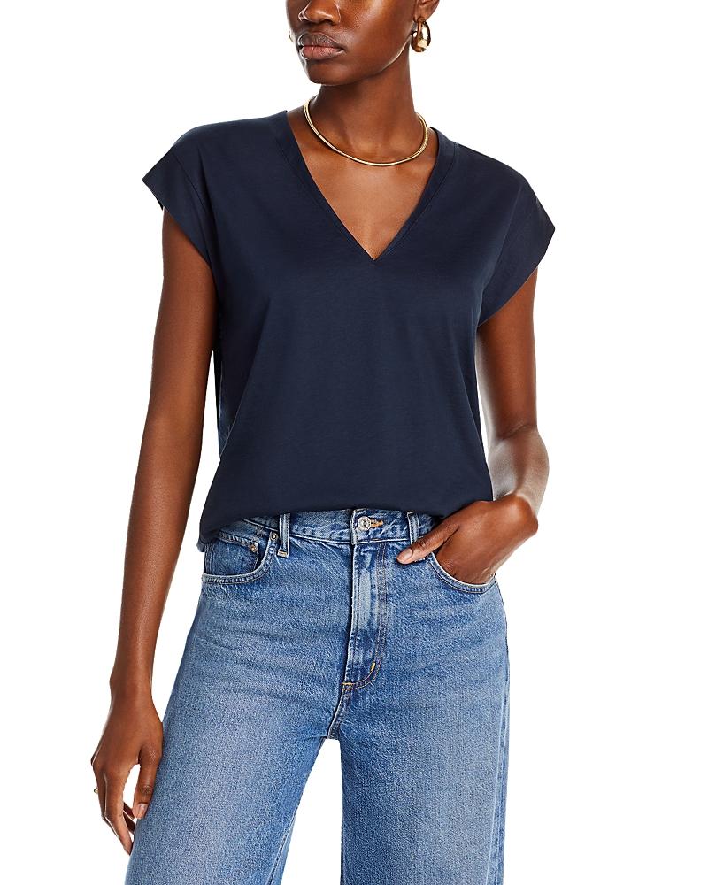 Womens Le Mid Rise V-Neck Tee Product Image