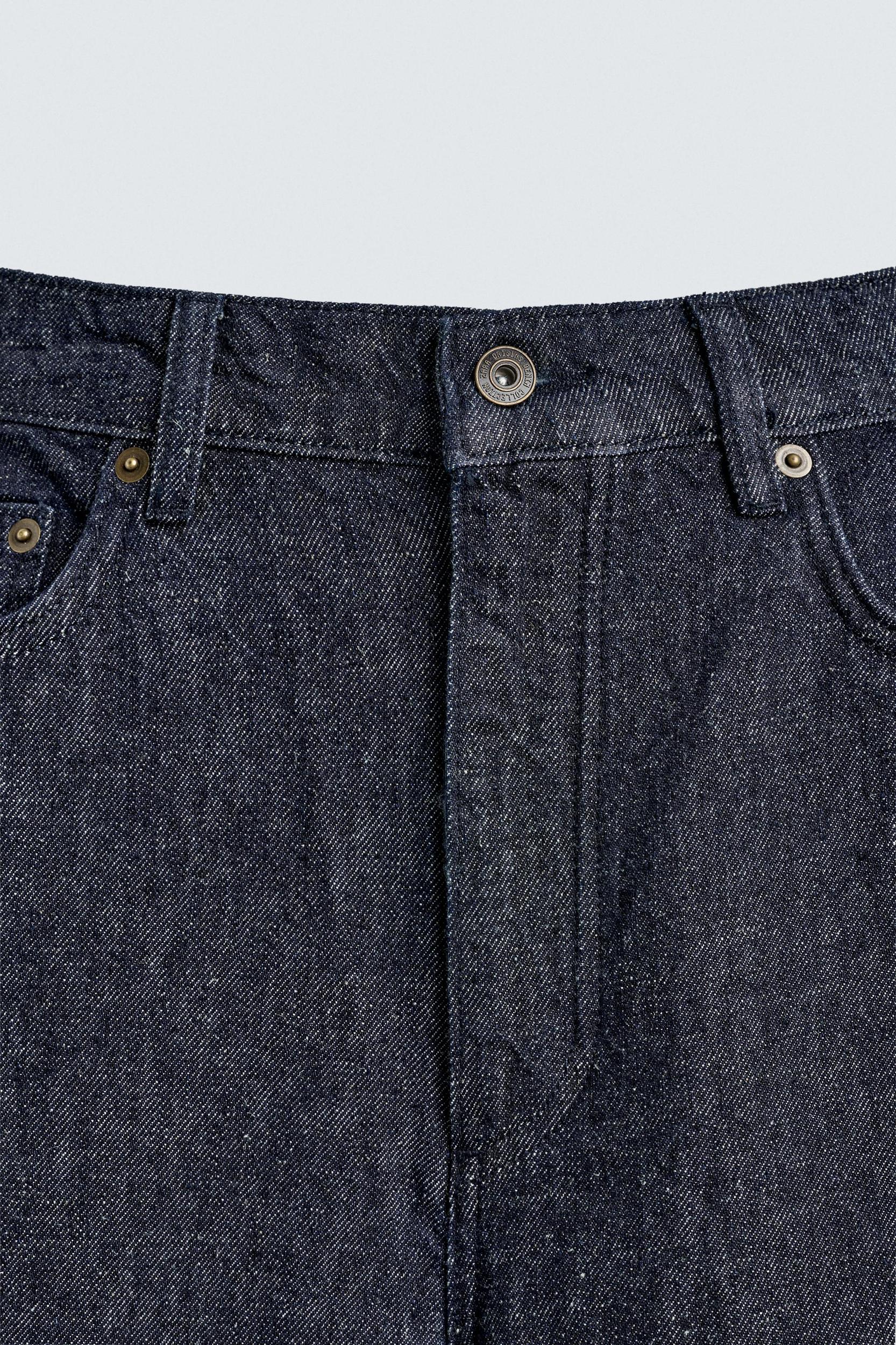 COTTON-HEMP STRAIGHT FIT JEANS Product Image