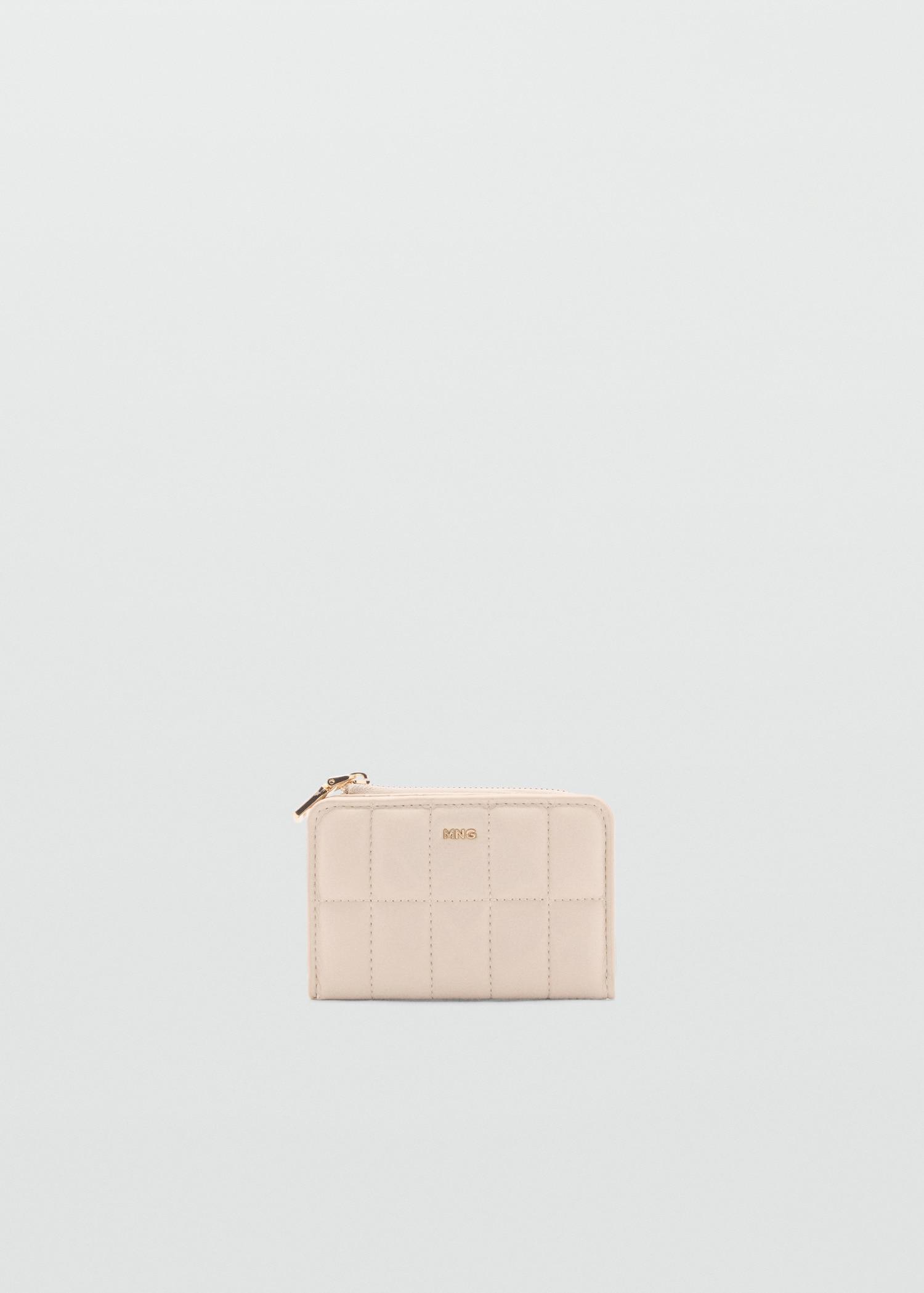 Quilted wallet with flap - Women | MANGO USA Product Image