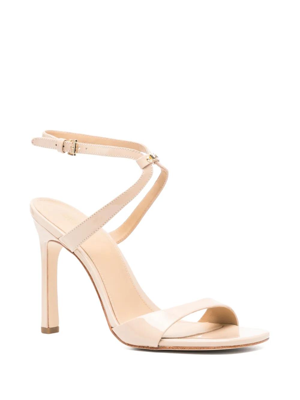 115mm logo-plaque leather sandals Product Image