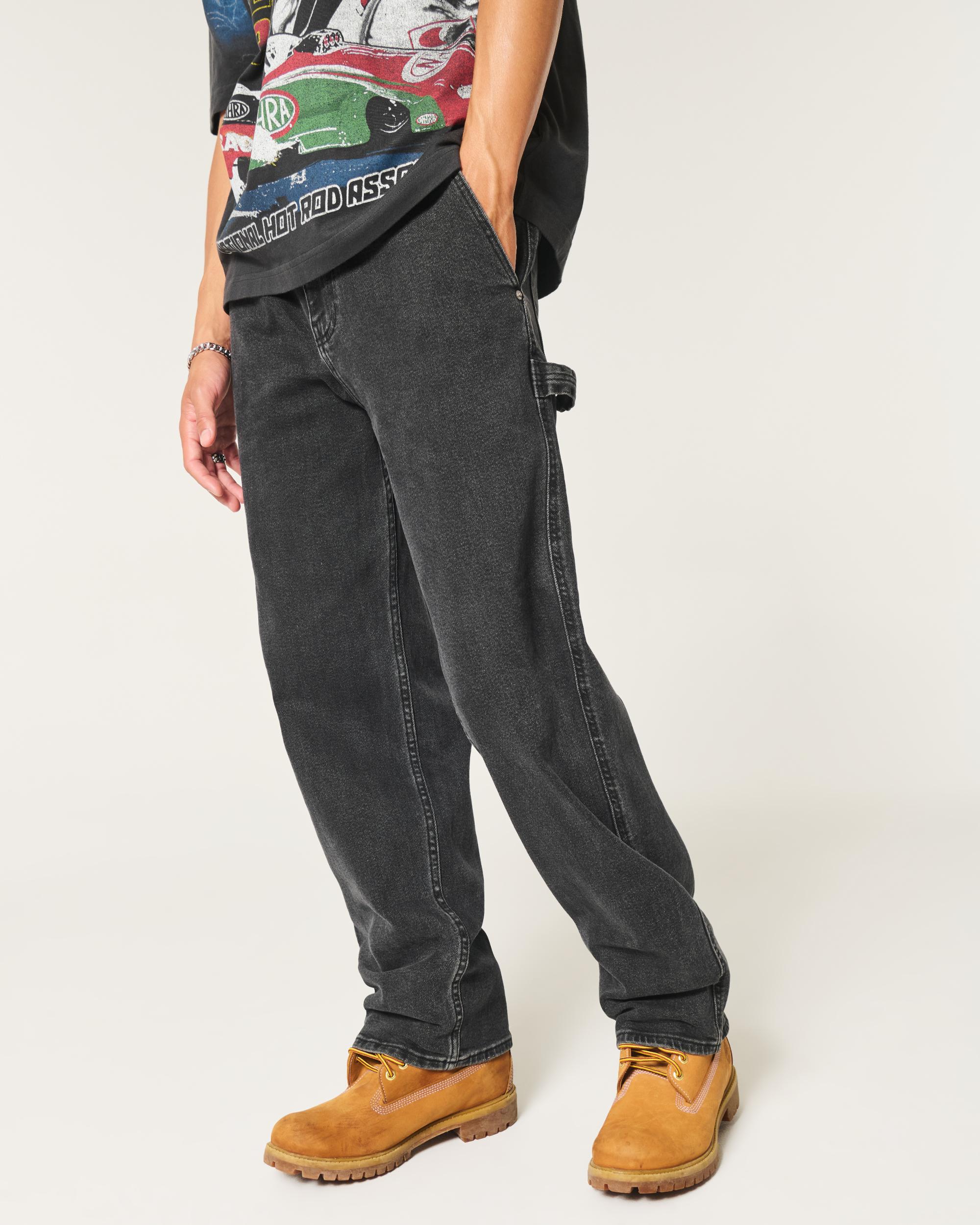 Medium Wash Baggy Jeans Product Image