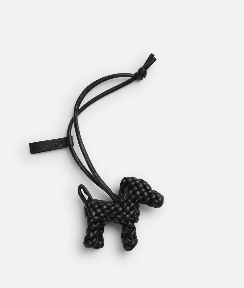 Men's Dog Charm in Black Product Image