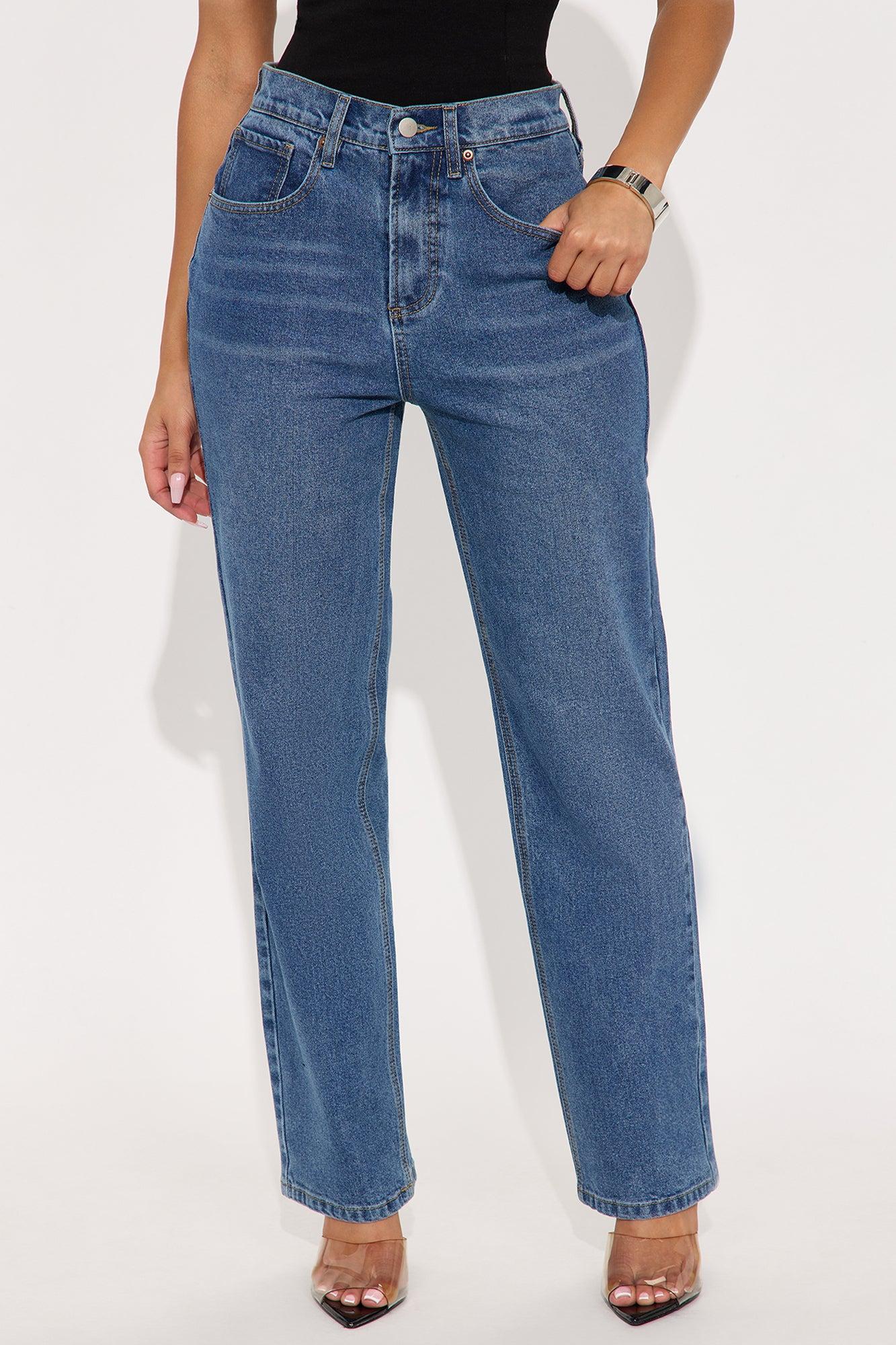 Tall Jennifer 90's Pinch Ankle Straight Leg Jeans - Medium Wash Female Product Image