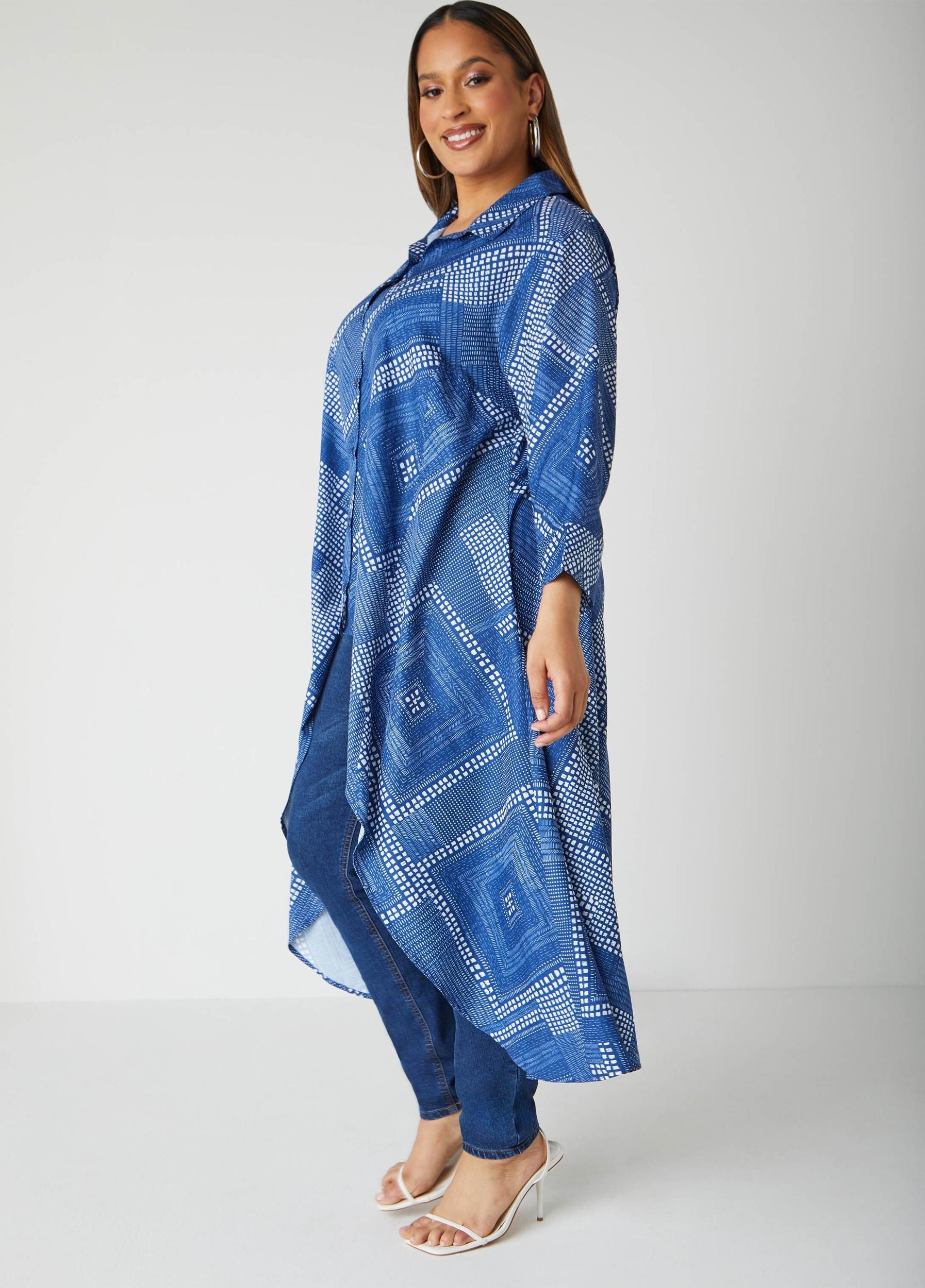 Printed Hi Low Shirt Product Image