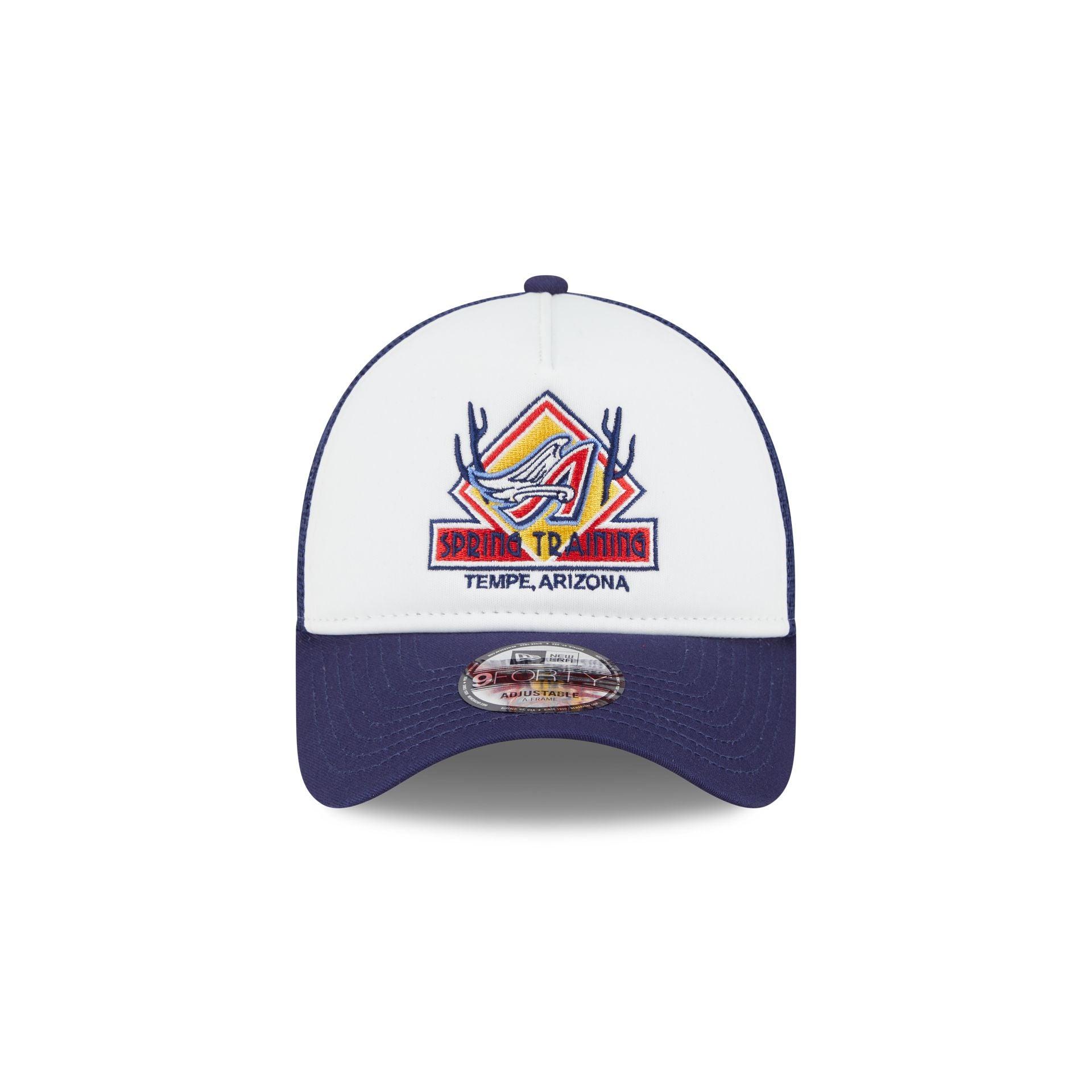 Los Angeles Angels Spring Training 9FORTY A-Frame Trucker Hat Male Product Image