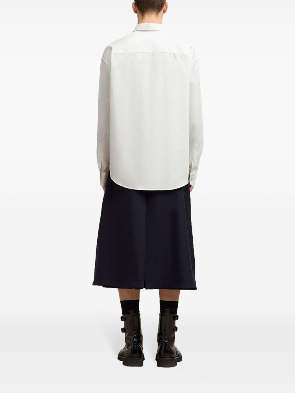 boxy-fit cotton shirt Product Image