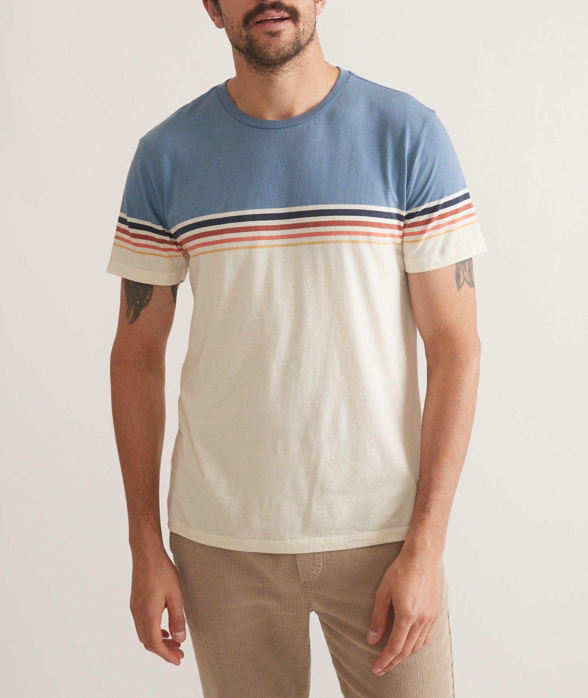 Signature Crew Stripe Tee Product Image