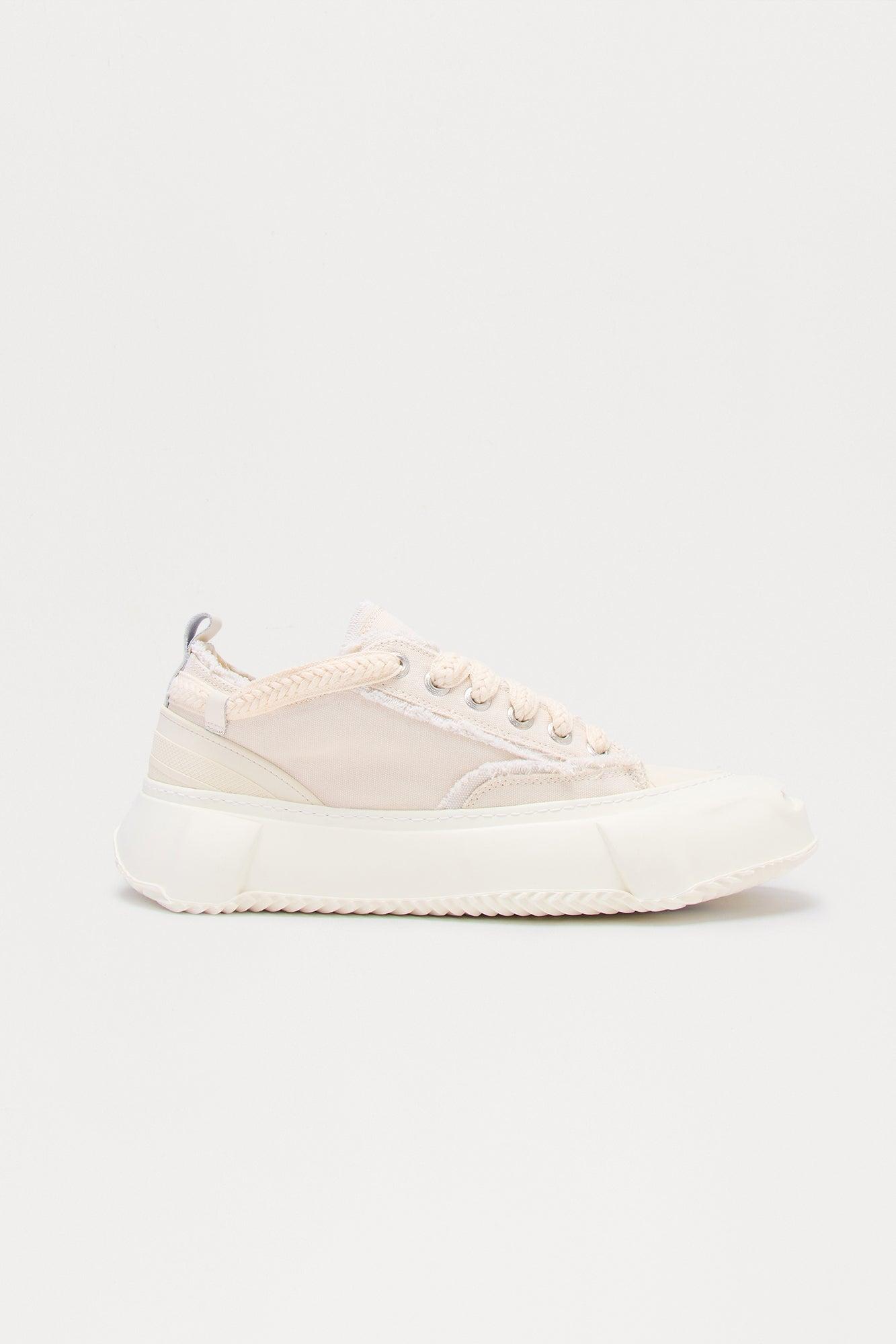 Bold Step Canvas Chunky Low Sneaker - Cream/combo Male Product Image