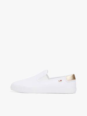 Metallic Heel Canvas Slip-On Sneaker Product Image