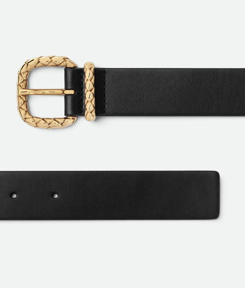 Women's Coaxial Loop Belt in Black Product Image