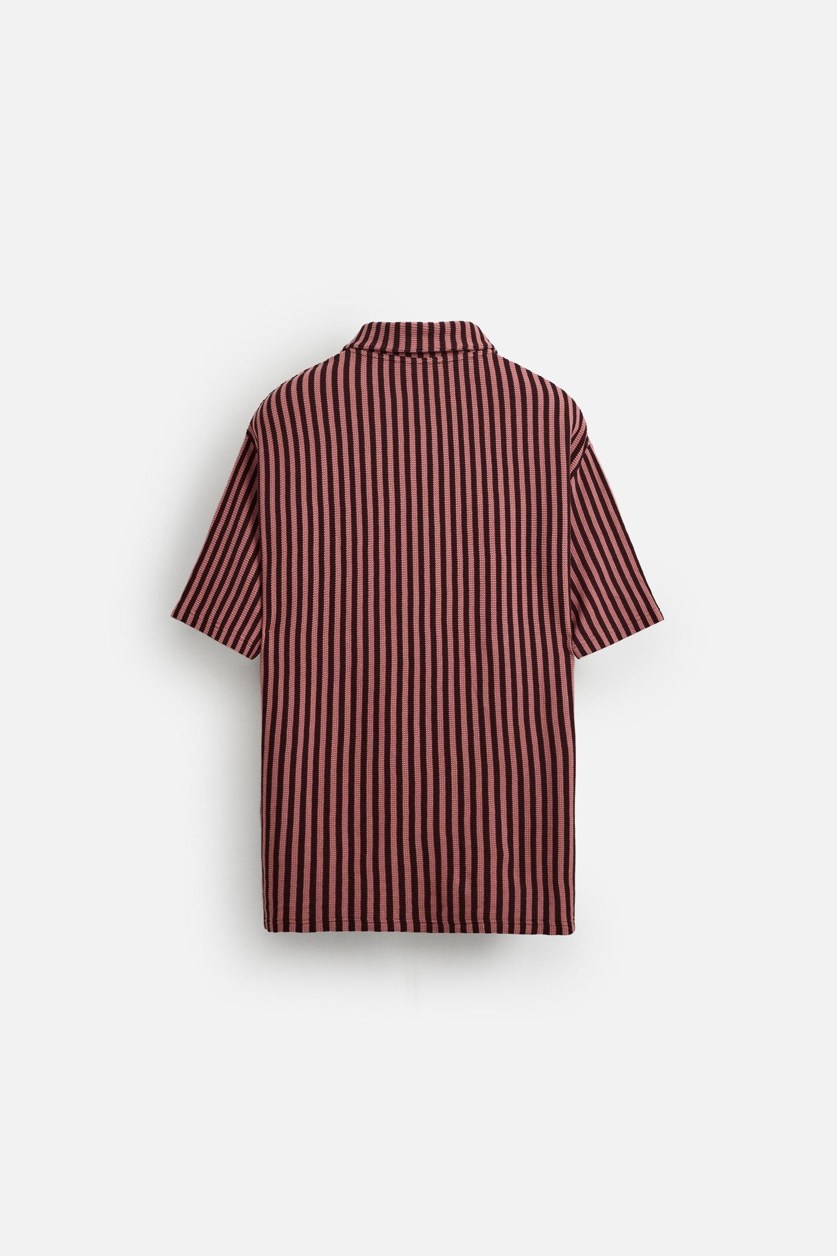 STRIPED JACQUARD POLO SHIRT Product Image