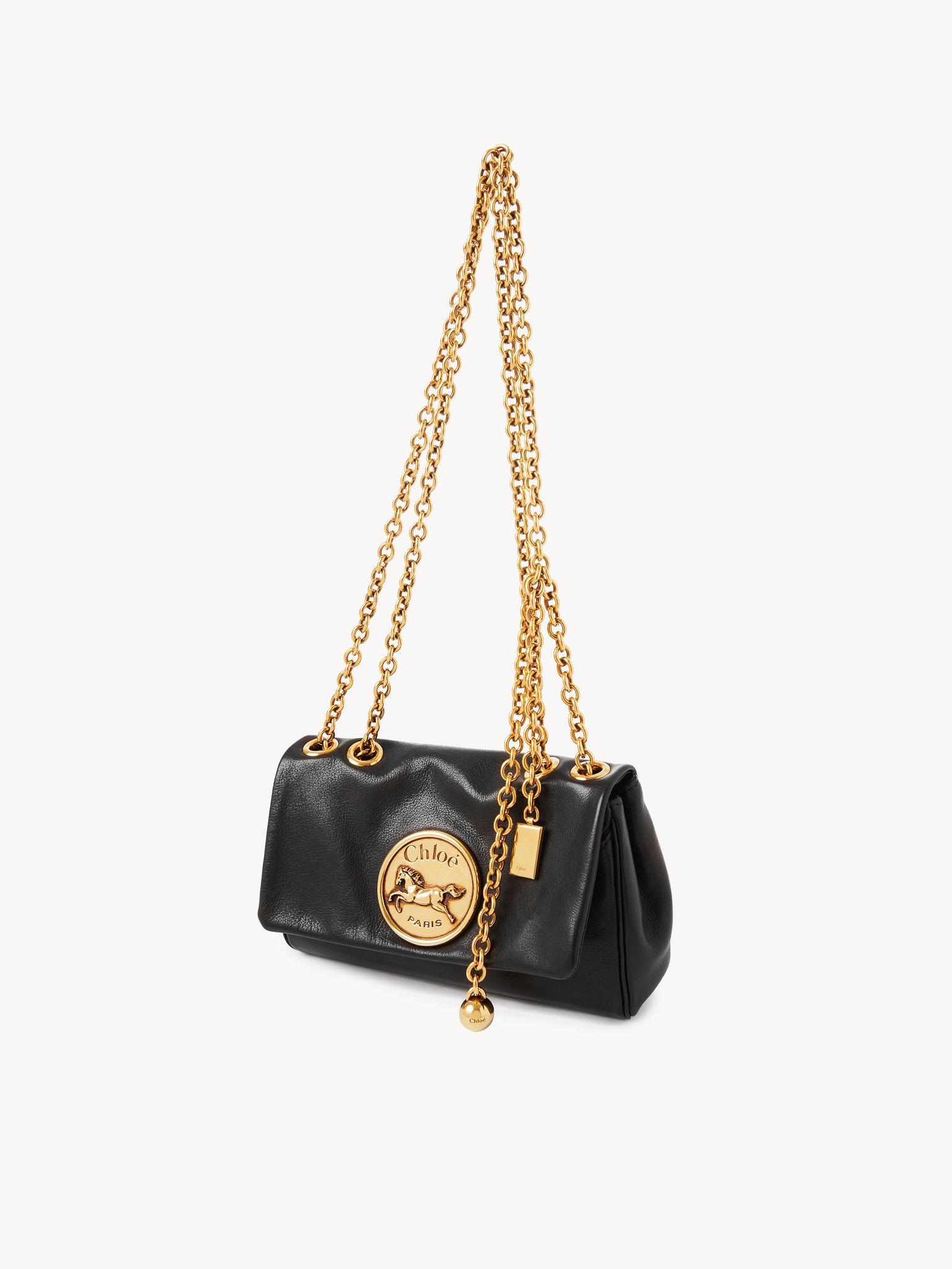 Small Chloé Heritage shoulder bag in grained leather Product Image