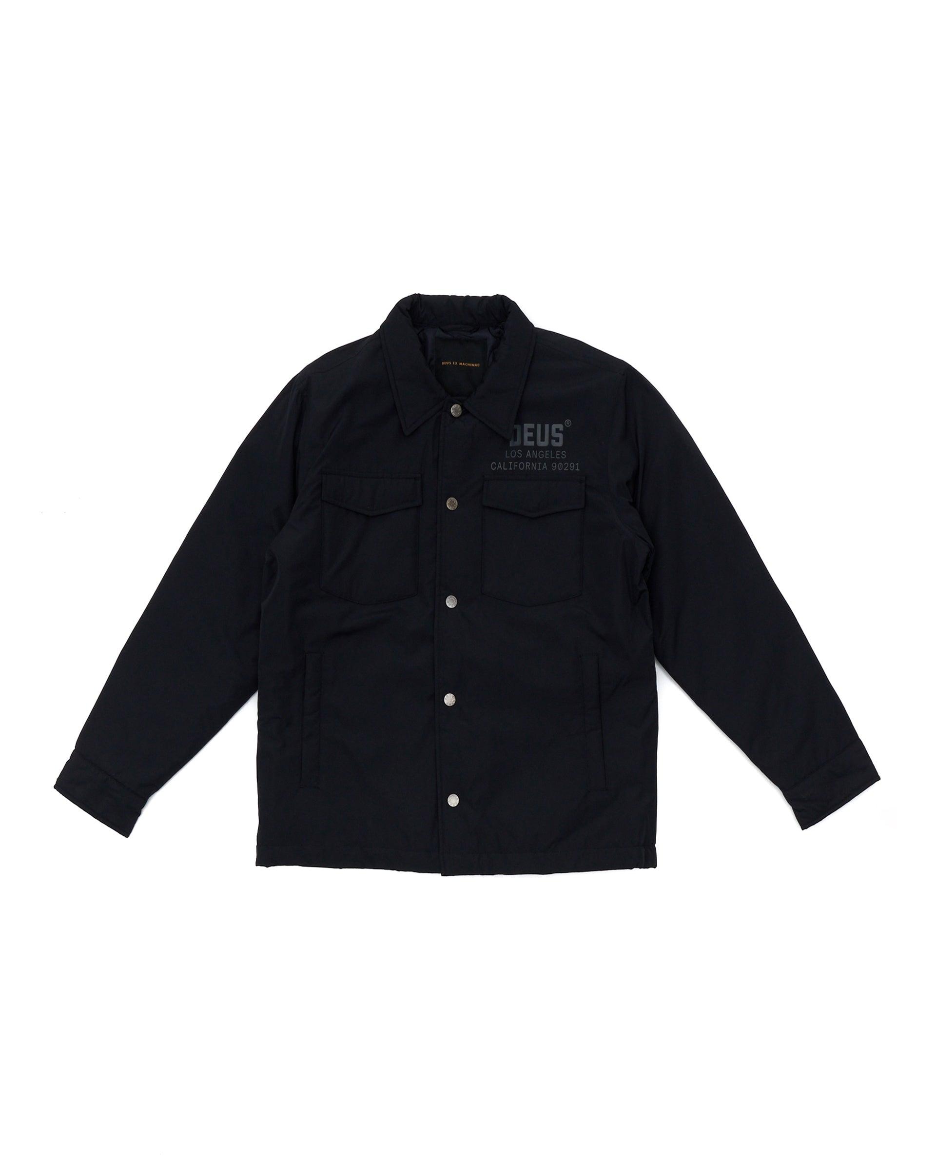 Monty Padded Overshirt - Black Product Image