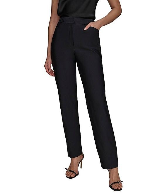 Donna Karan High Rise Straight Leg Pant Product Image