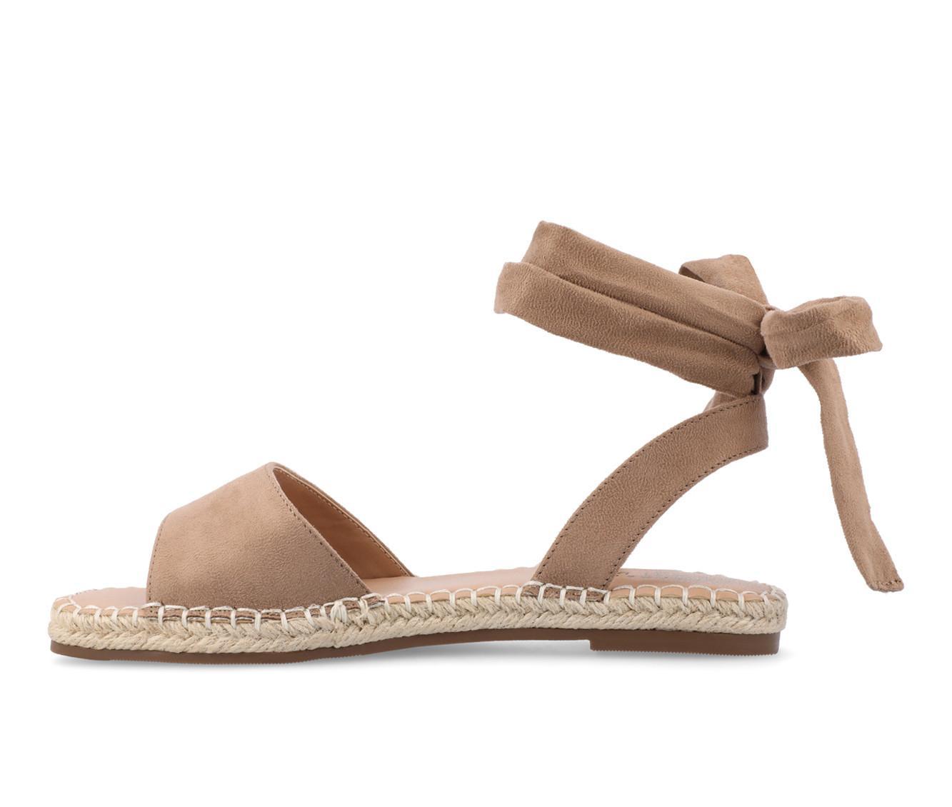 Women's Journee Collection Emelie Espadrille Tie-Up Sandals Product Image