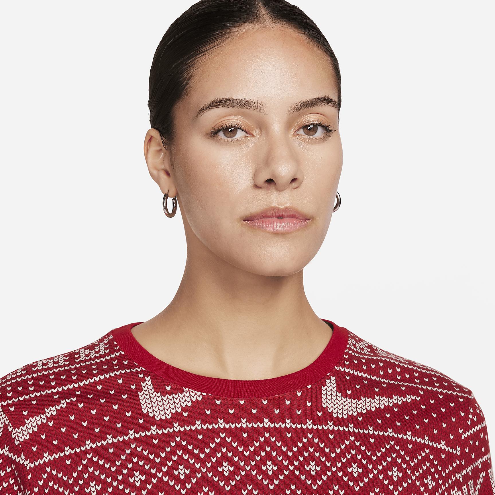 Nike Sportswear Essential Women's Long-Sleeve Holiday Top Product Image