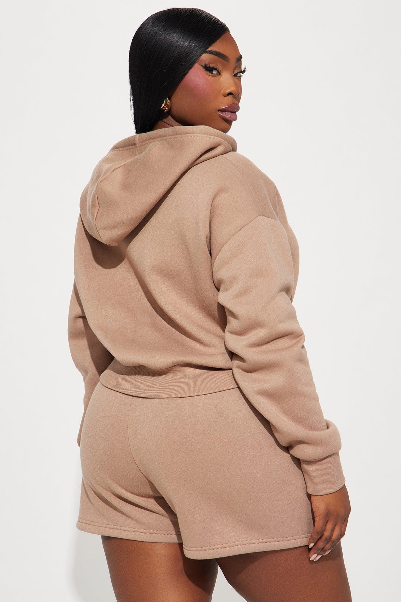 Brianna Sweatshirt Set - Mocha Product Image