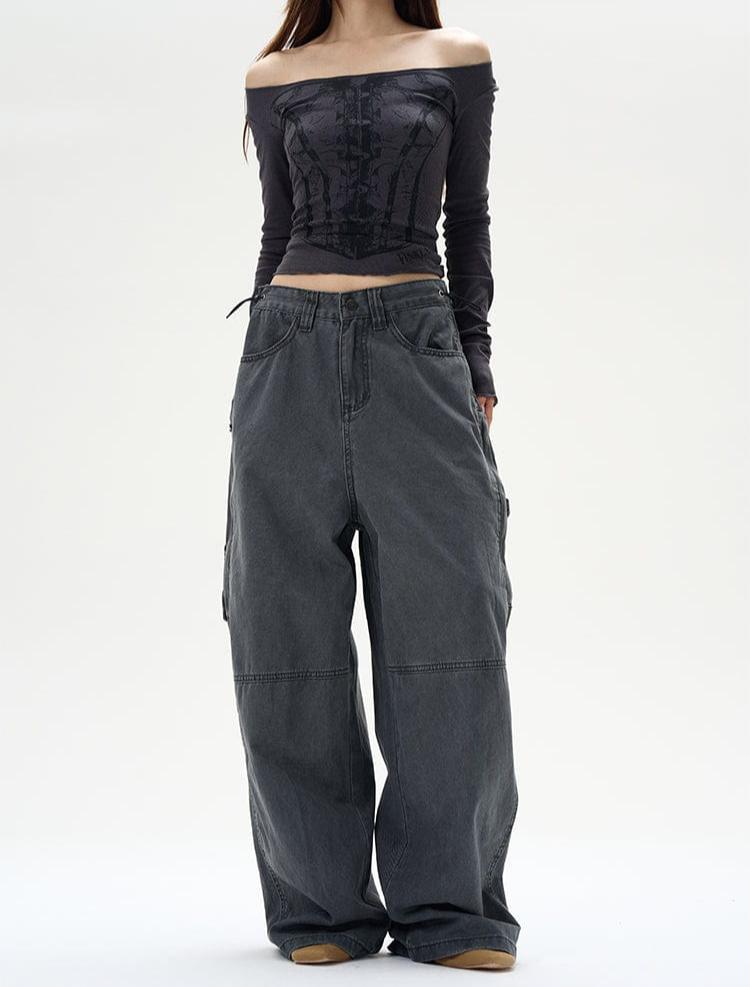 RT No. 11318 CARPENTER RELAX STRAIGHT PANTS Product Image