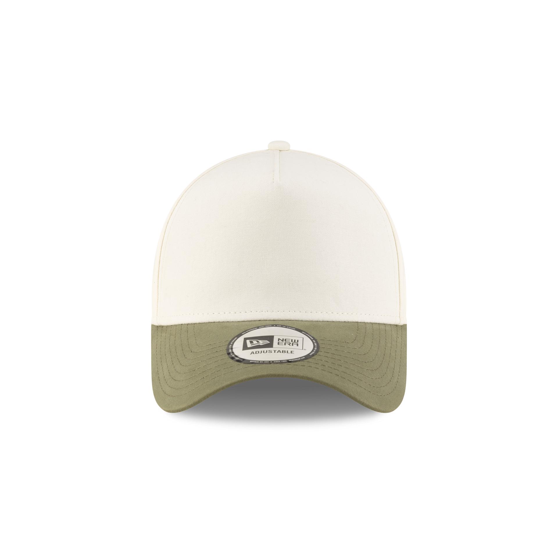 New Era Branded High Twist Chrome White 9FORTY A-Frame Adjustable Hat Male Product Image