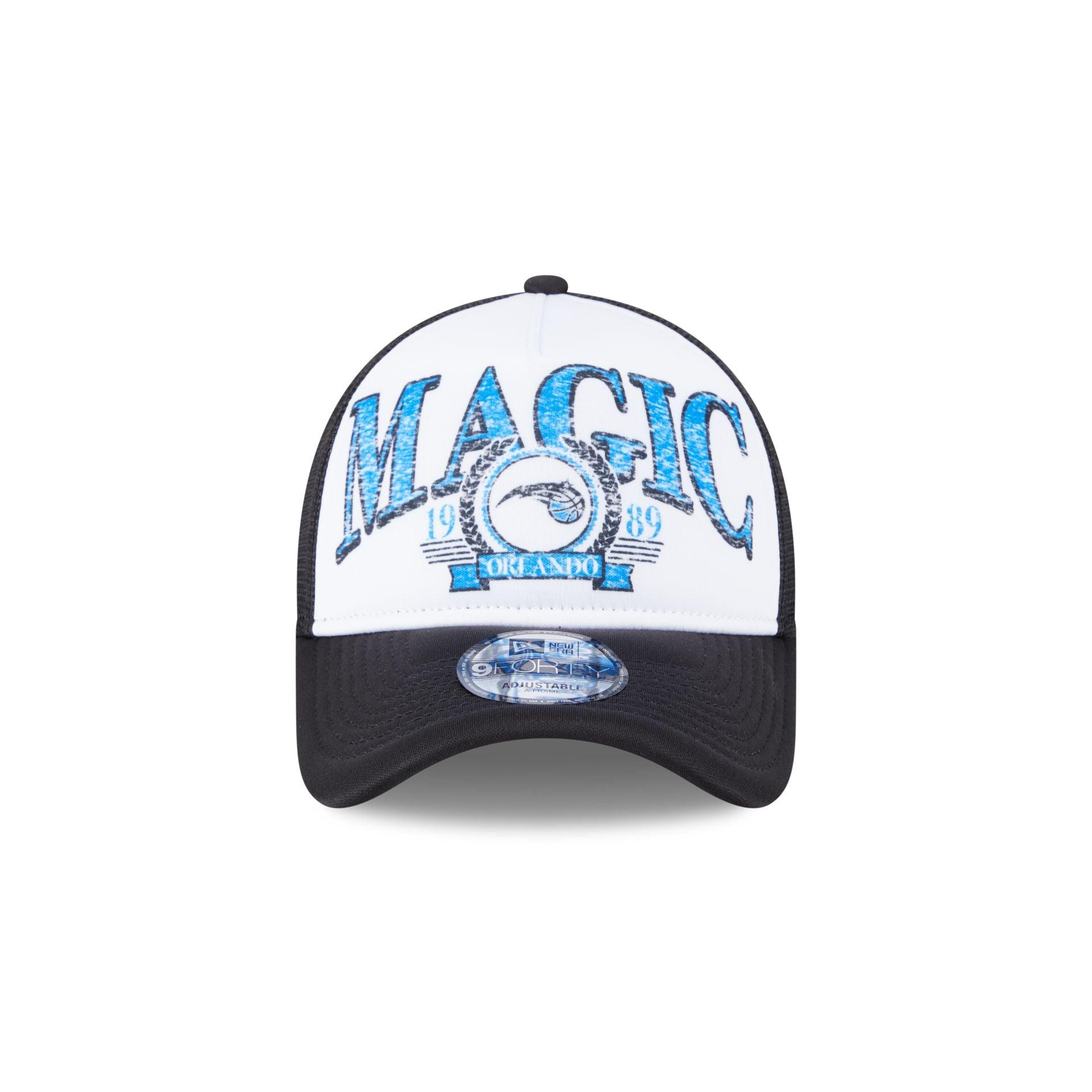 Orlando Magic Distressed 9FORTY A-Frame Trucker Hat Male Product Image