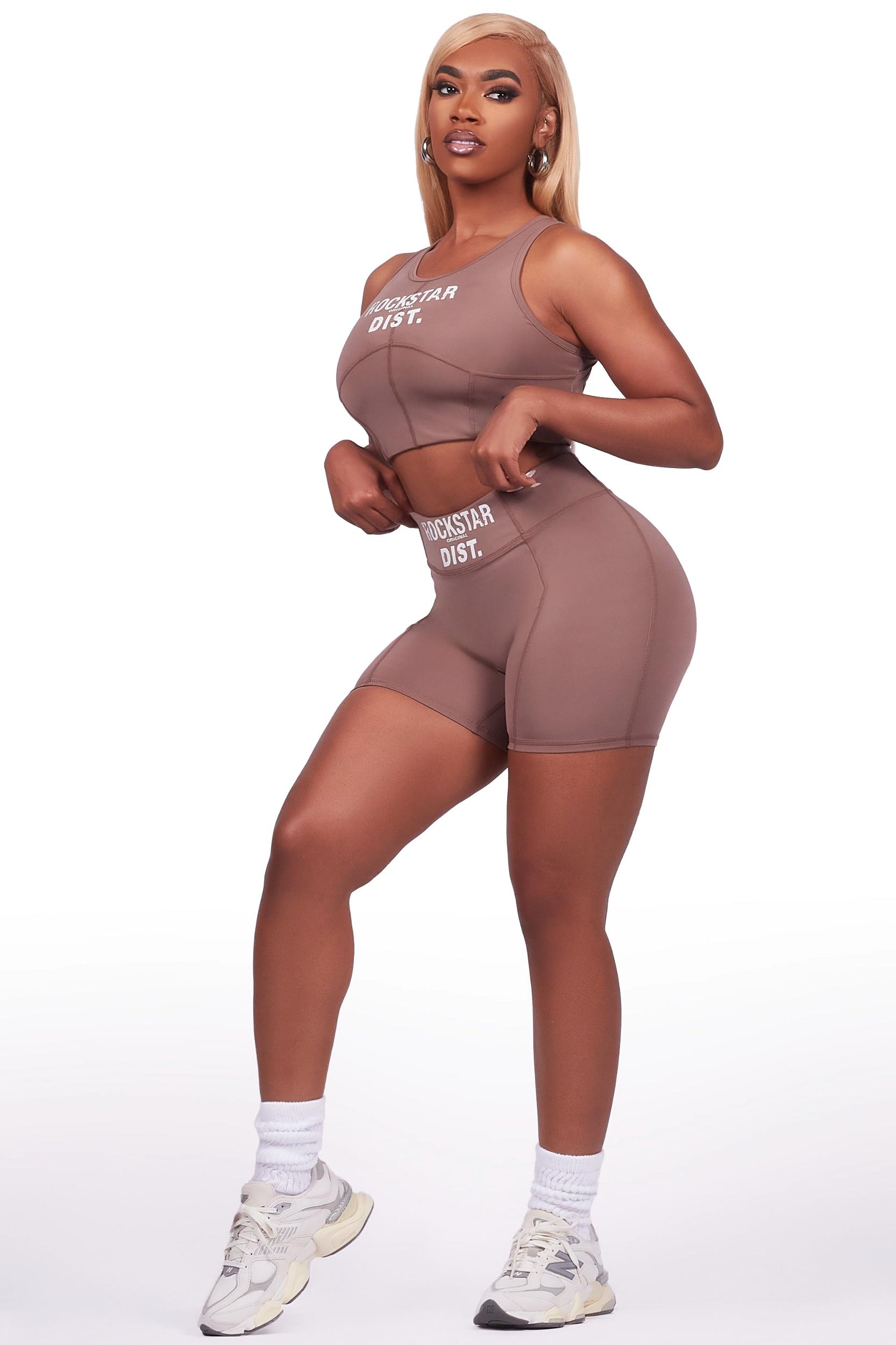 Teonka Mocha Bike Short Set Female Product Image