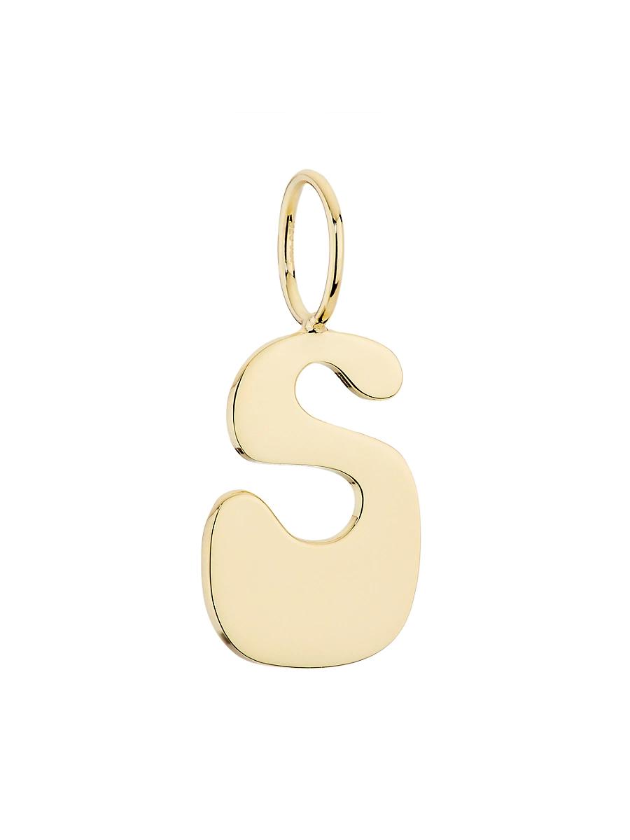 Womens Kelso 18K-Gold-Plated Initial Charm Product Image