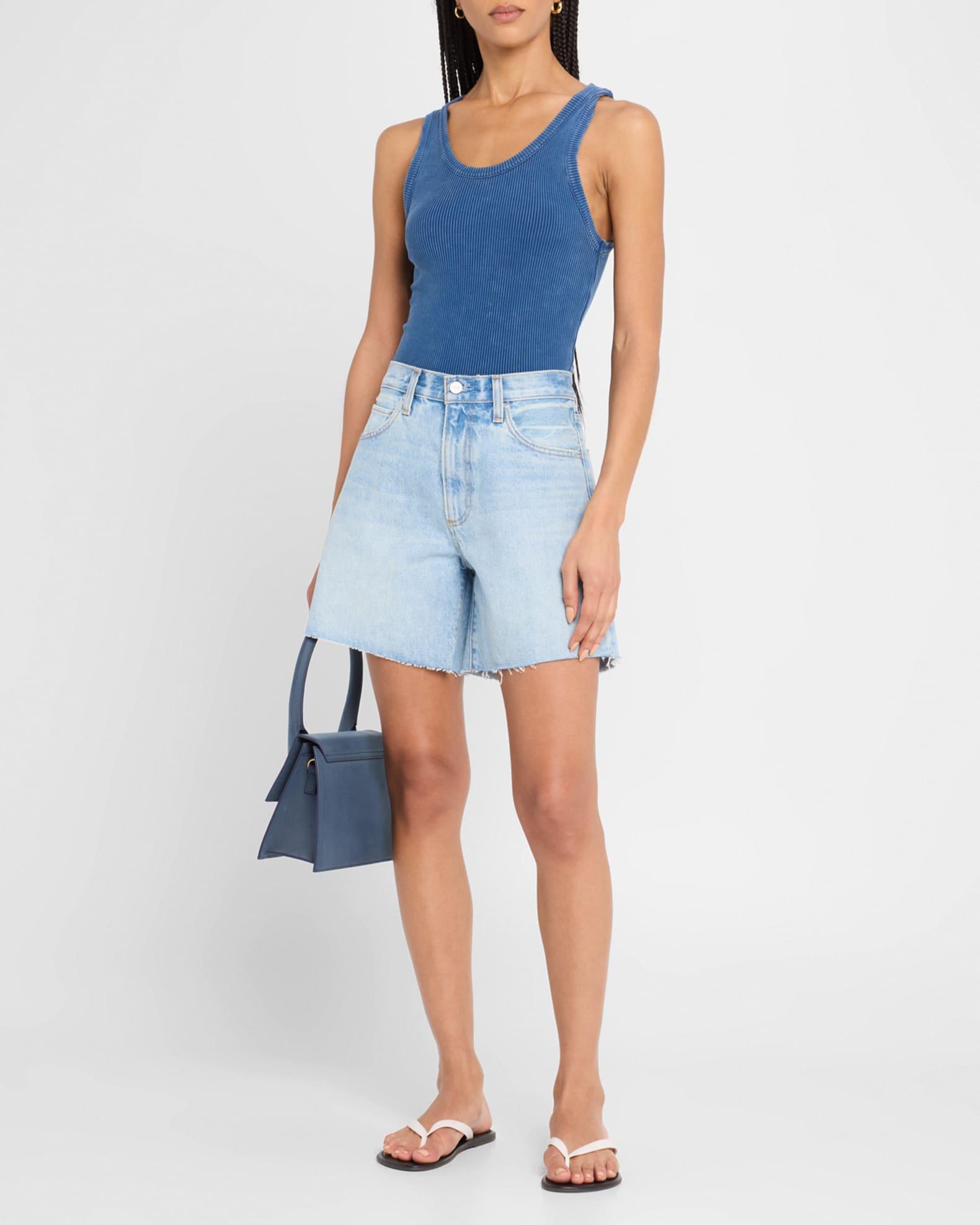 Archie Long Denim Shorts Product Image