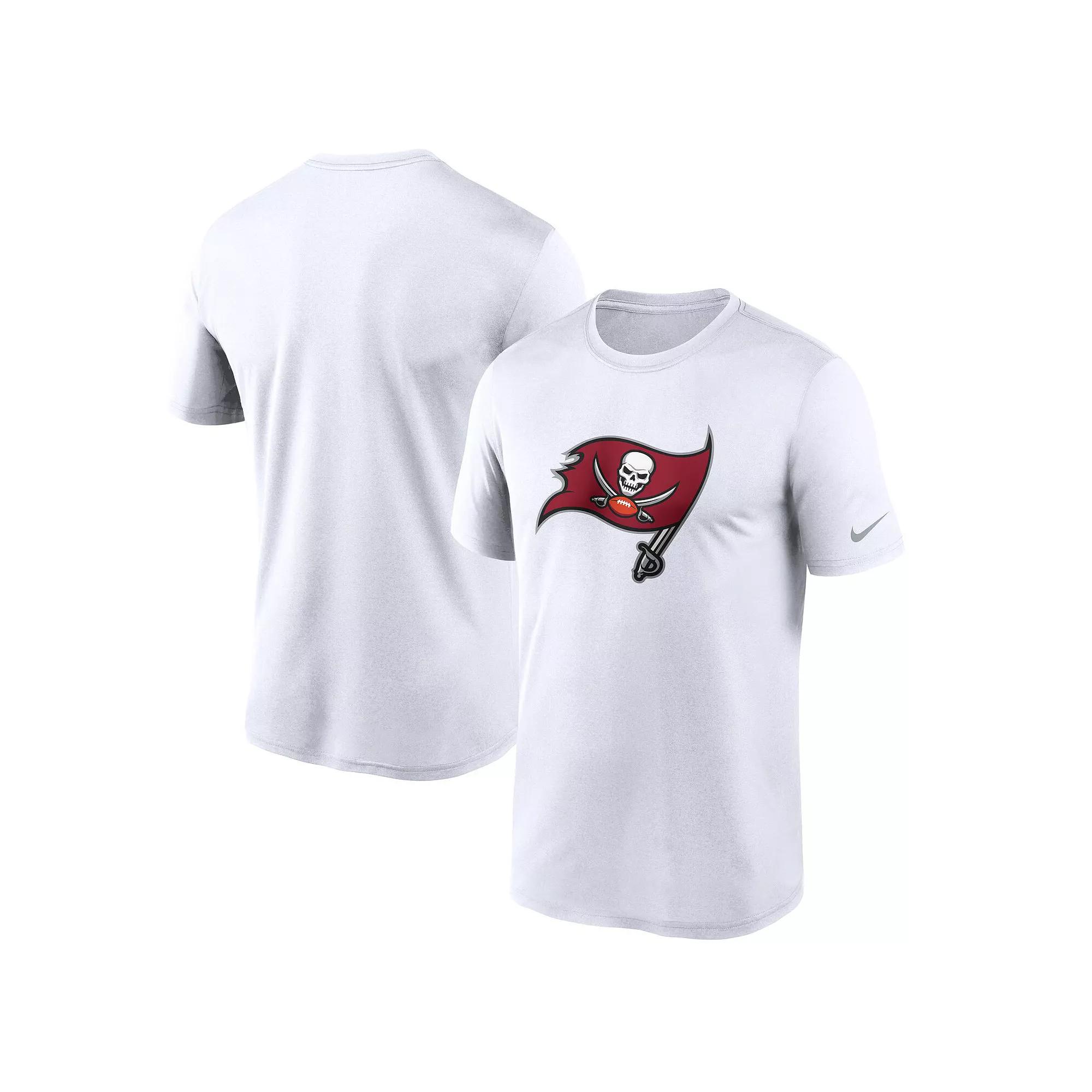 Men's Nike White Tampa Bay Buccaneers Logo Essential Legend Performance T-Shirt,  Product Image