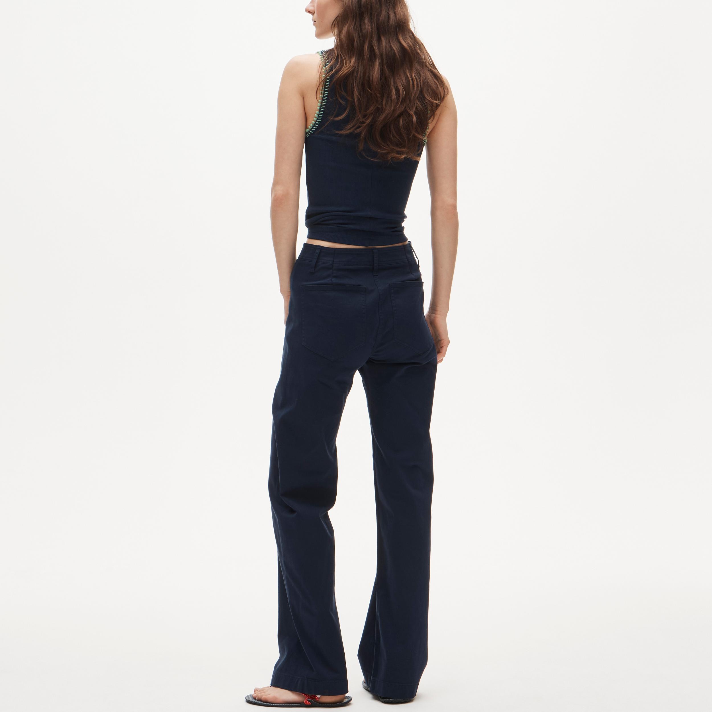 Wide-leg trouser in chino Product Image