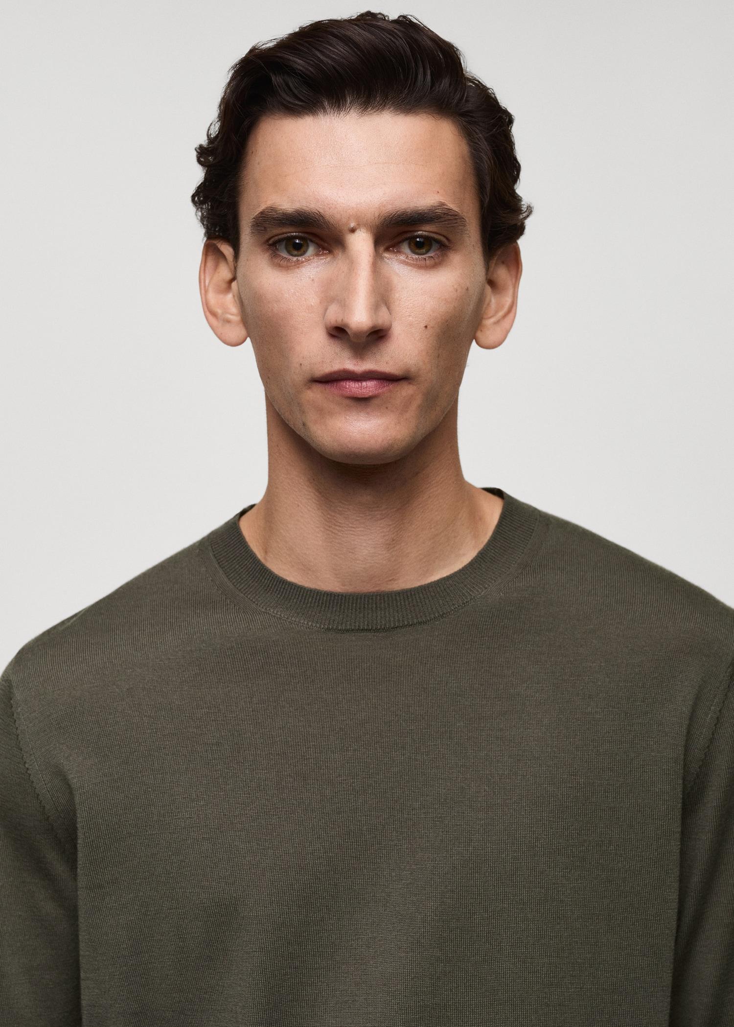 100% merino wool sweater - Men | MANGO USA Product Image