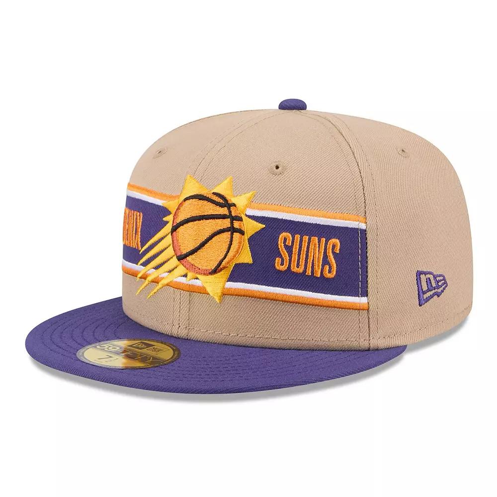 Men's New Era Tan/Purple Phoenix Suns 2024 NBA Draft 59FIFTY Fitted Hat, Size: 7 7/8, Phx Team Product Image