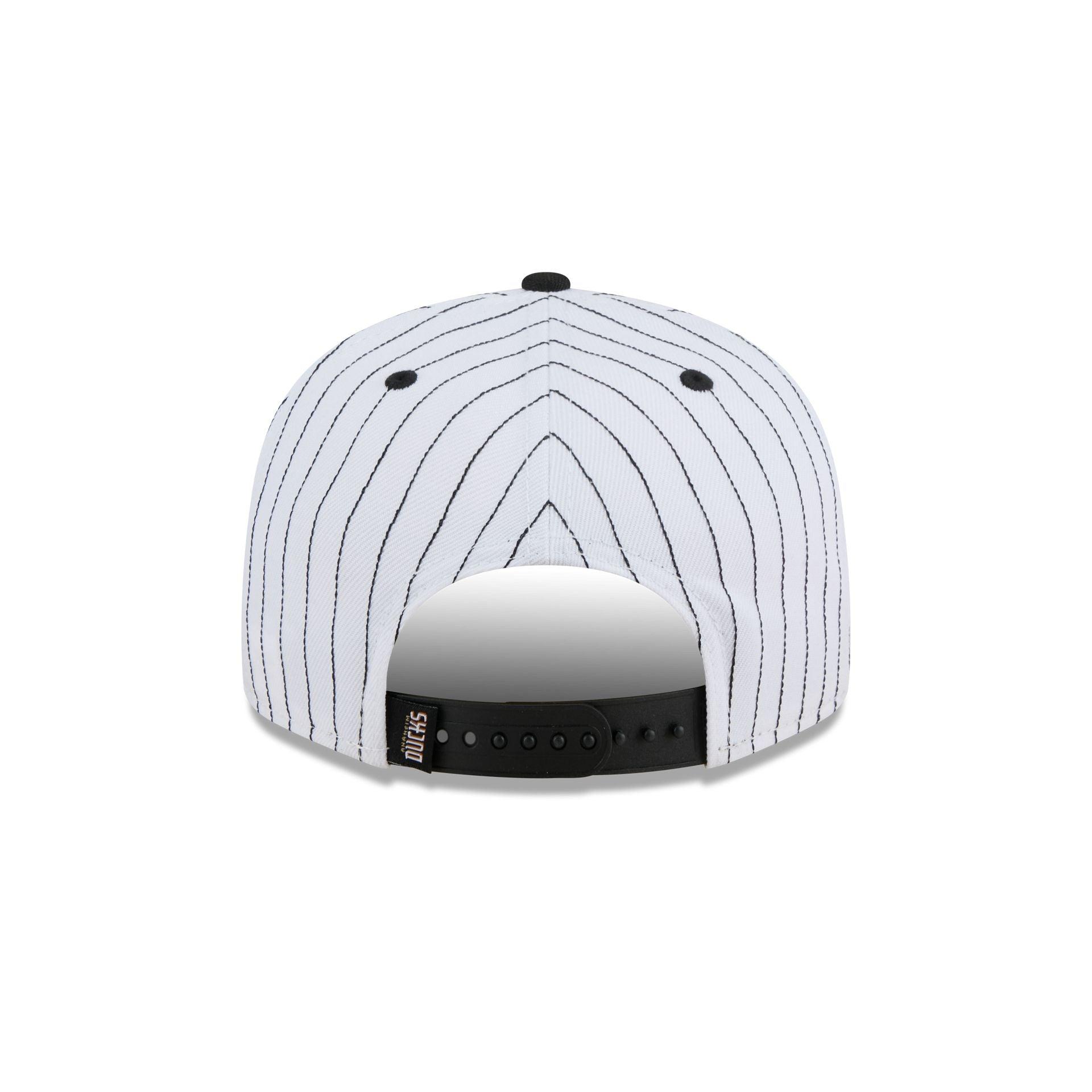 Anaheim Ducks Deceptor Pinstripe 9FIFTY Snapback Hat Male Product Image