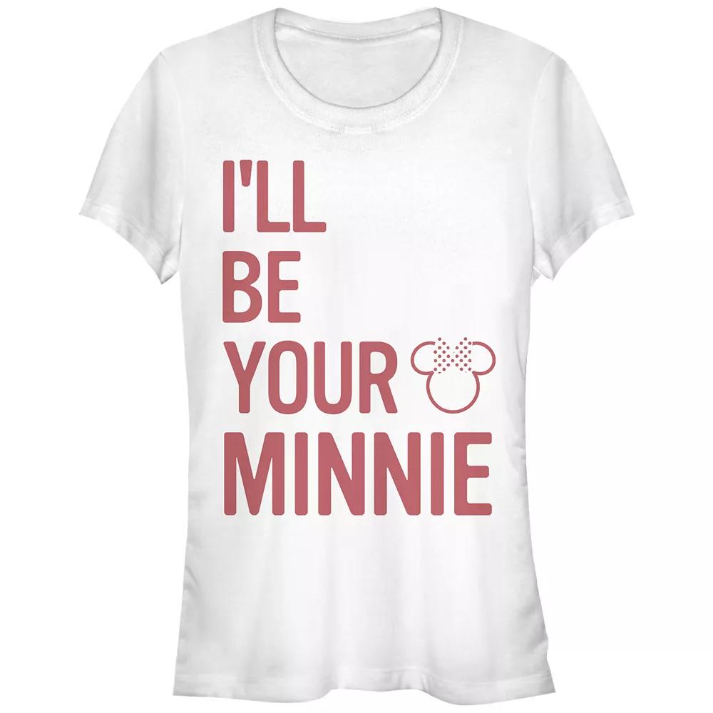 Disney's Minnie Mouse I'll Be Your Minnie Juniors' Graphic Tee, Women's,  Product Image