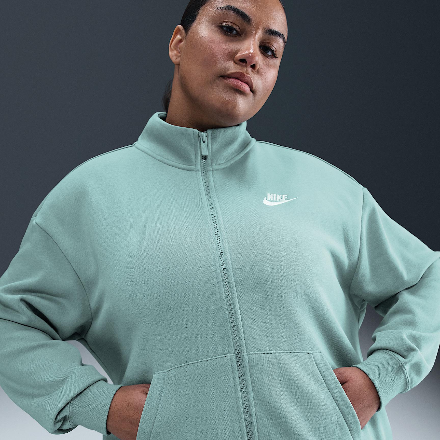 Nike Sportswear Club Fleece Women's Loose Track Jacket (Plus Size) Product Image