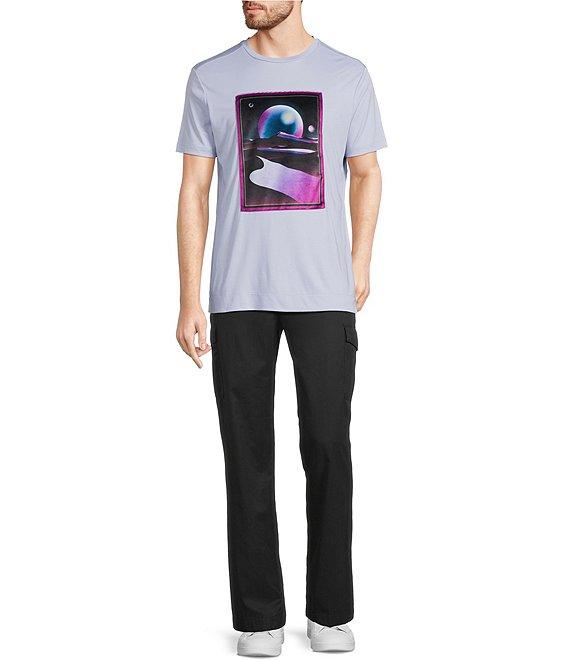 Murano Interdimensional Collection Slim Fit Velour Patch Screen Print Short Sleeve T-Shirt Product Image