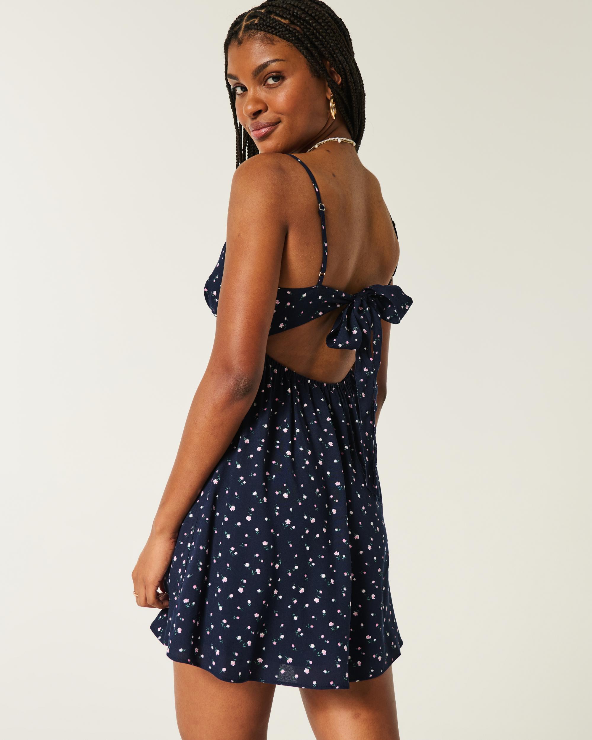 Lace Detail Slip Mini Dress Product Image