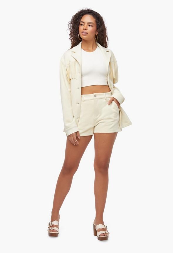 JustFab Margaux Platform Loafer Pump Womens Black/ White Size 8.5 Product Image