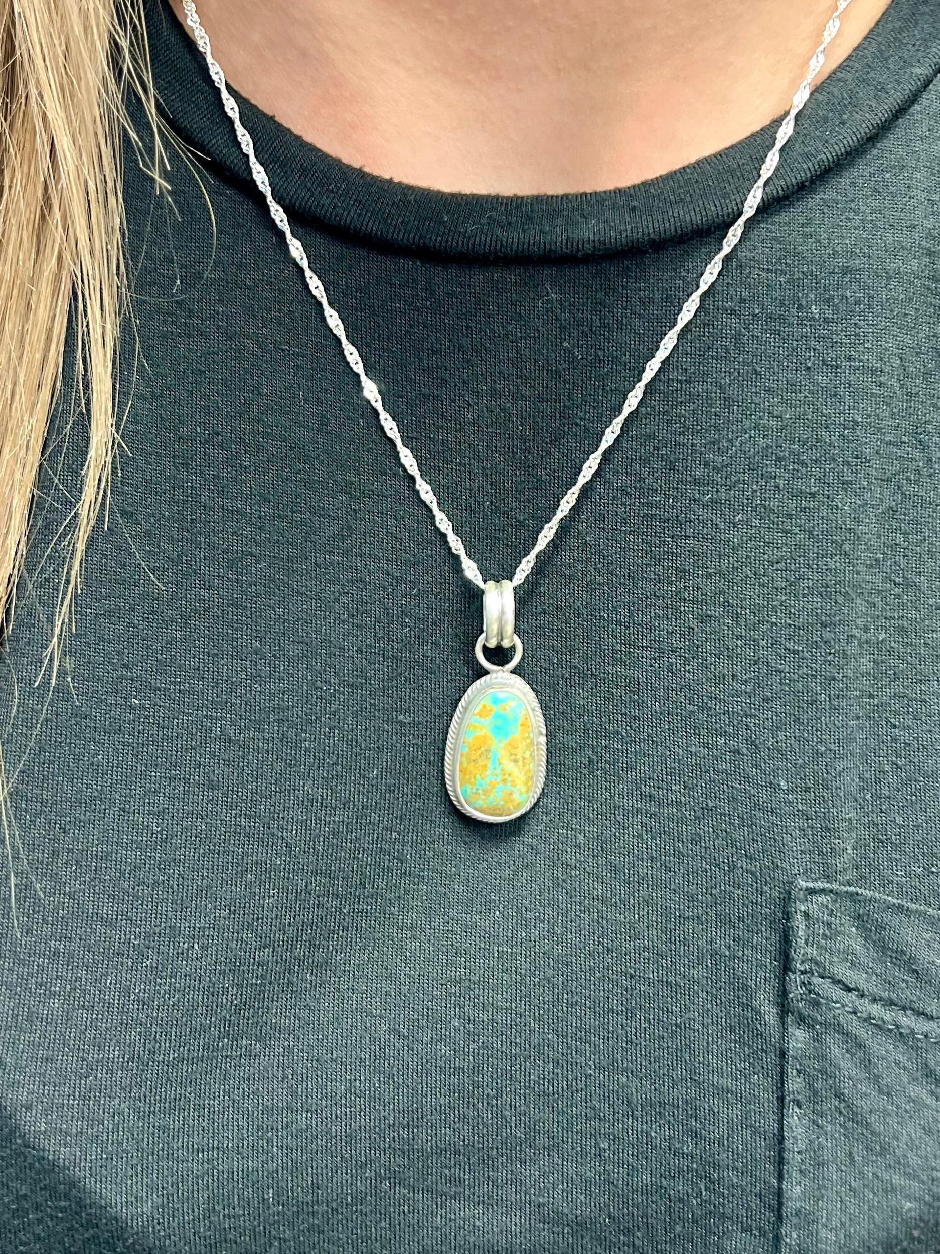 Just A Dallop of Turquoise Pendant Product Image